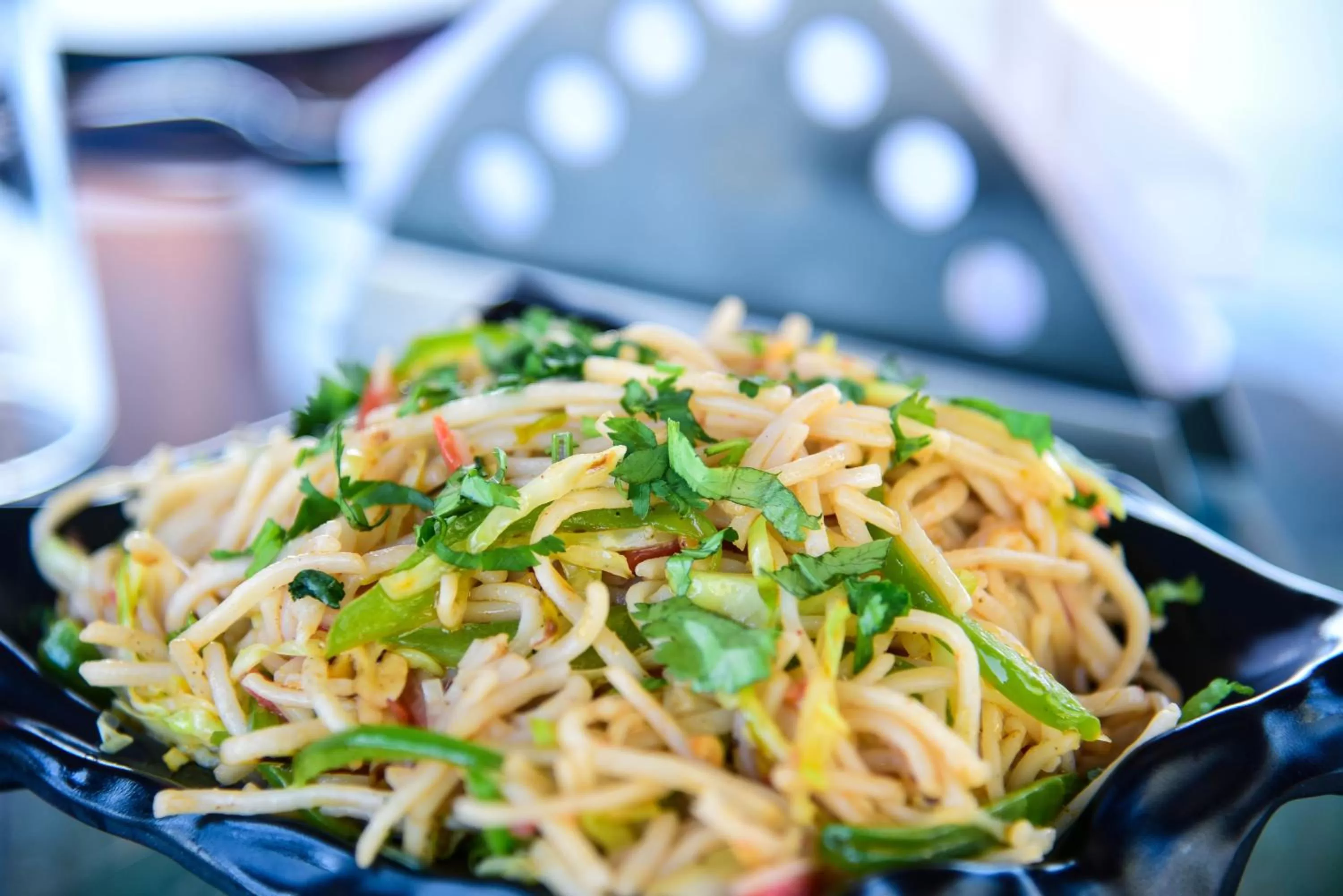 Food close-up in Hotel Casa by the lake