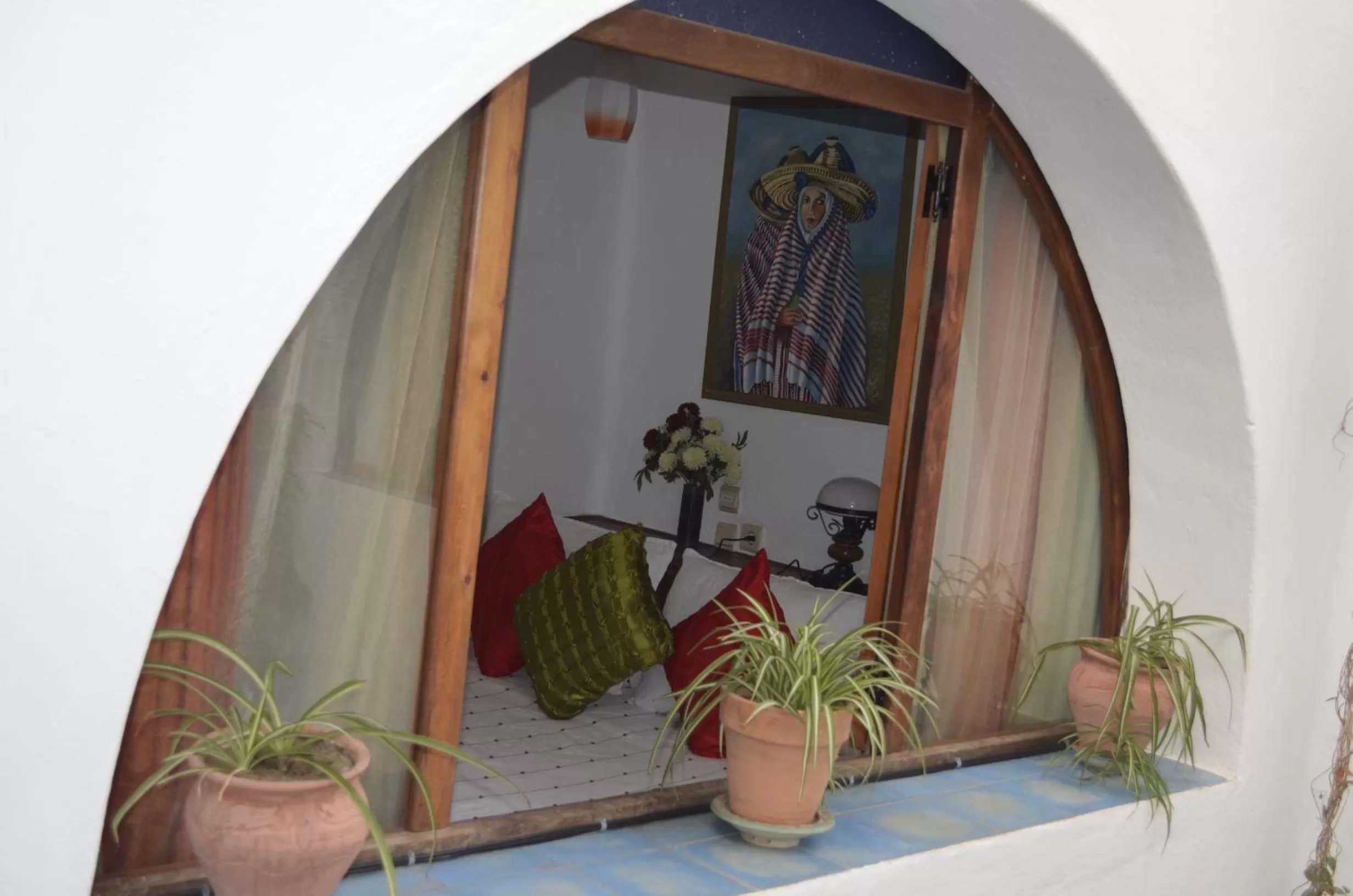 Decorative detail in Dar Meziana