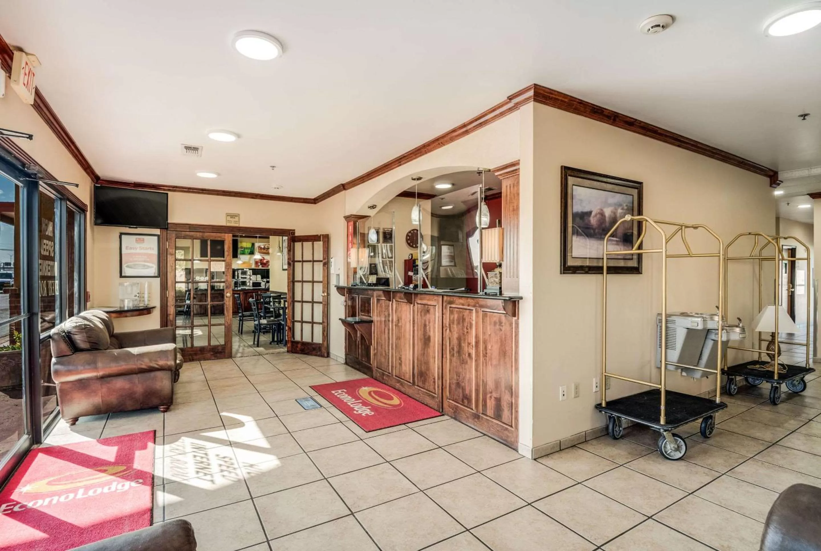 Lobby or reception in Econo Lodge Lubbock I-27