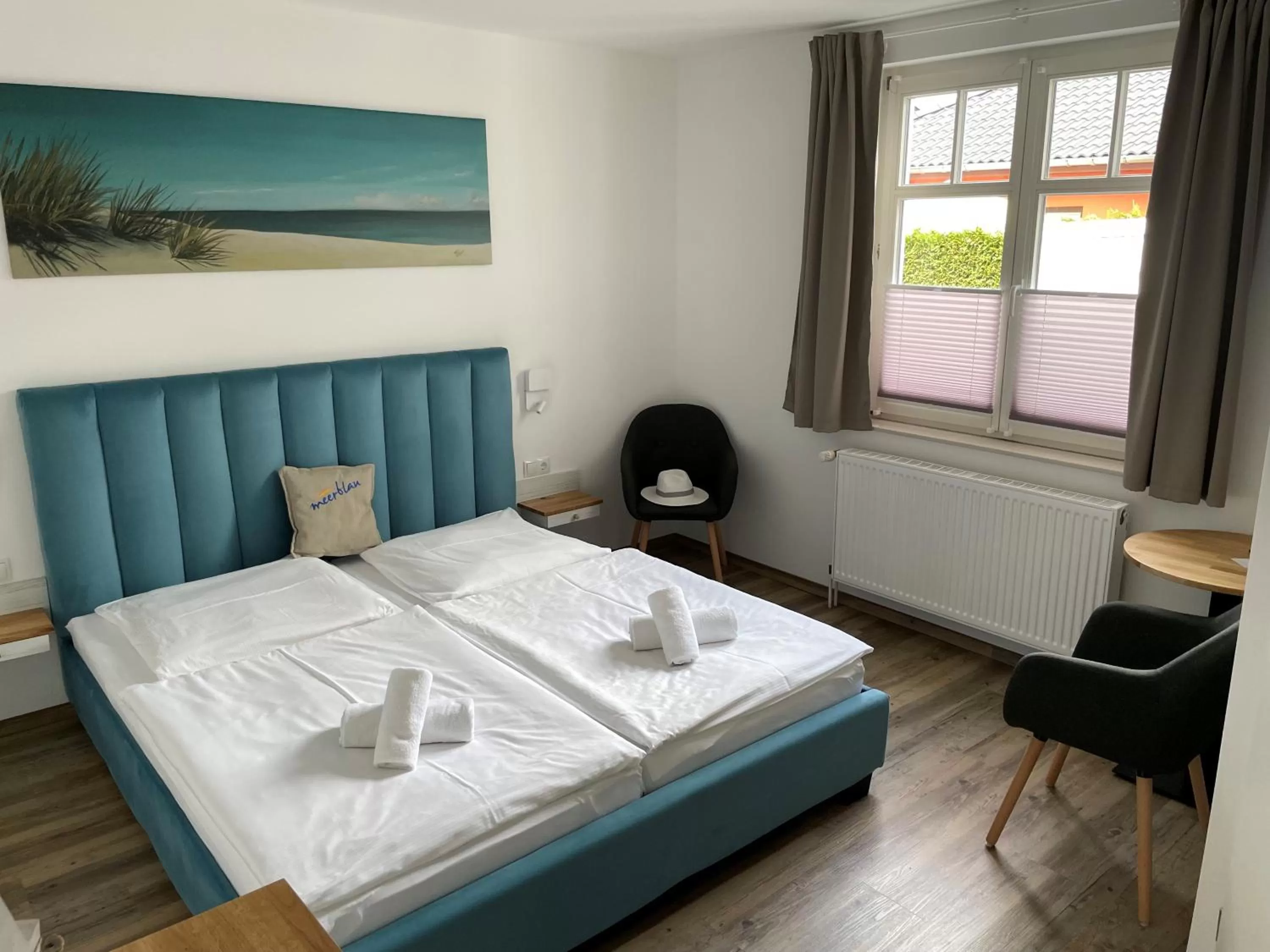 Bed in Hotel meerblau