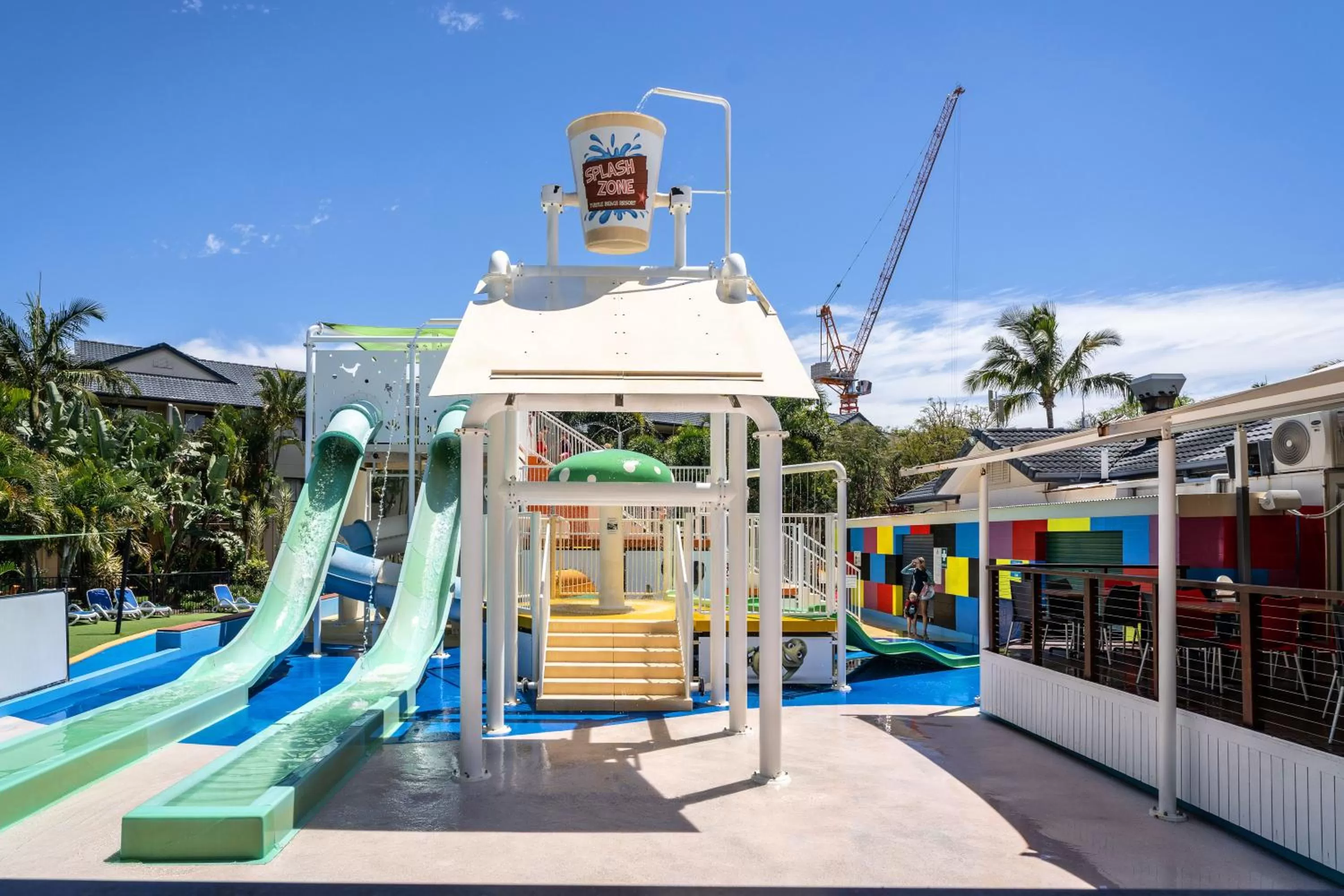 Aqua park in Turtle Beach Resort