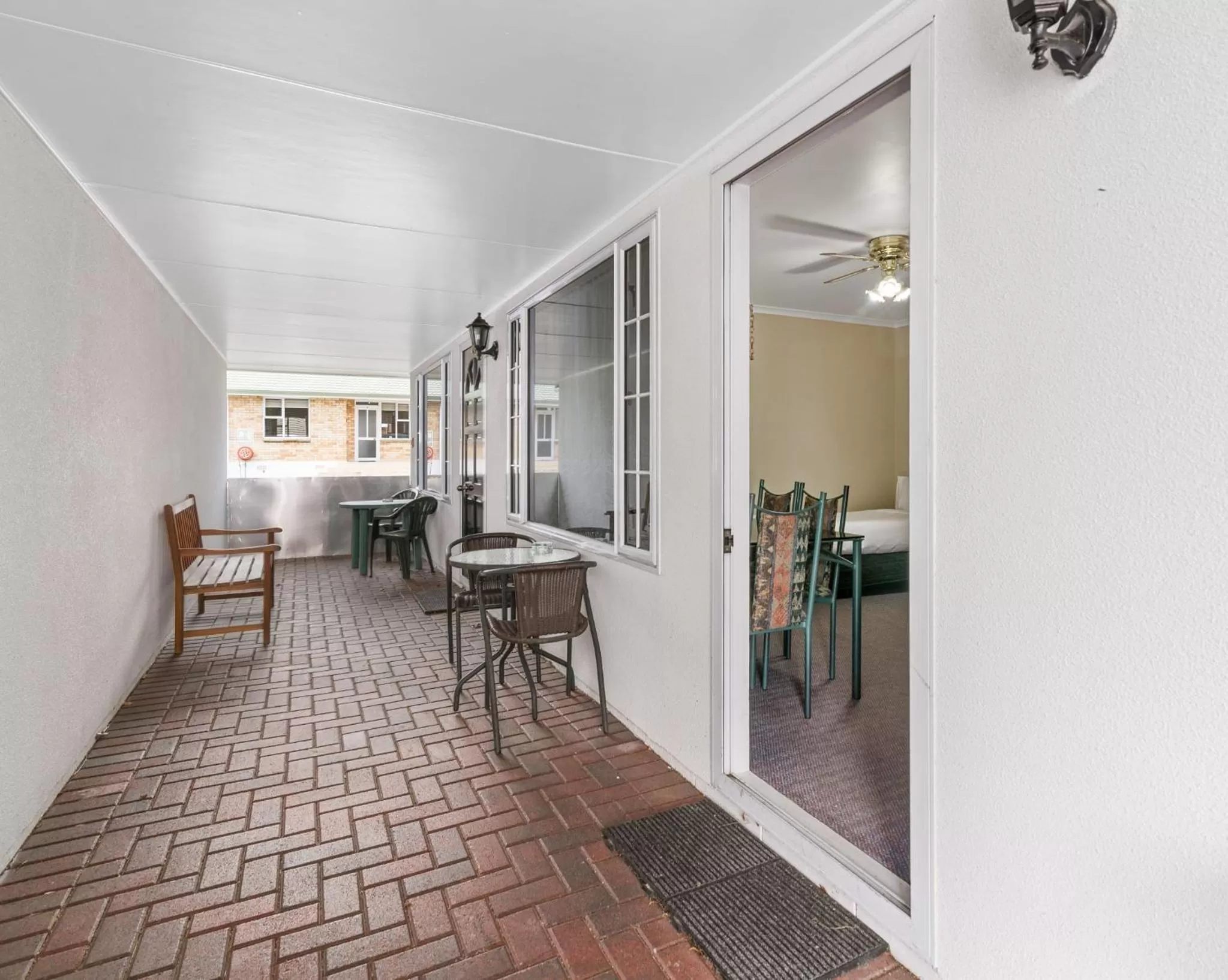 Patio in ASURE PRINCE motor lodge