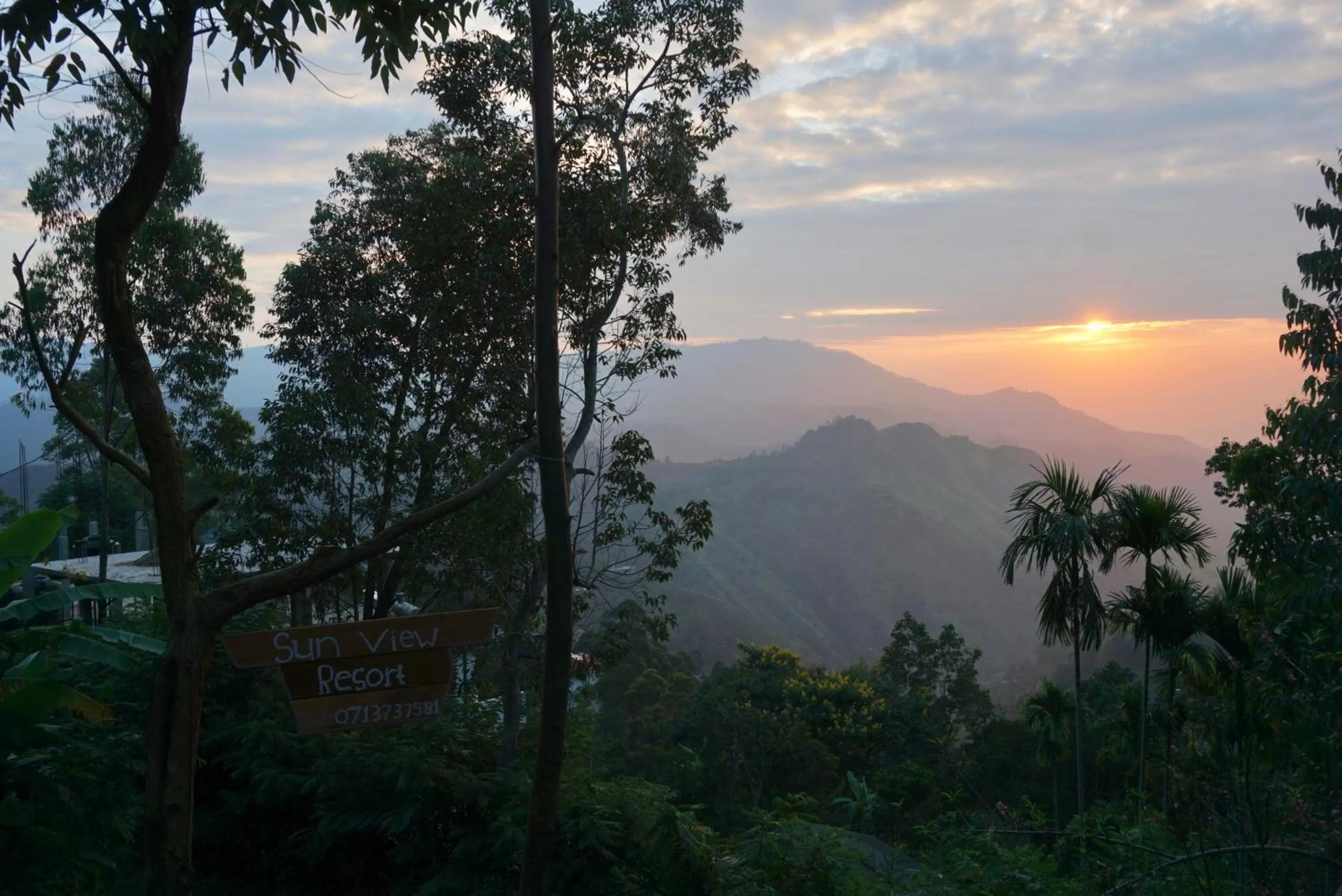 Mountain view in Sun View Resort Kithalella