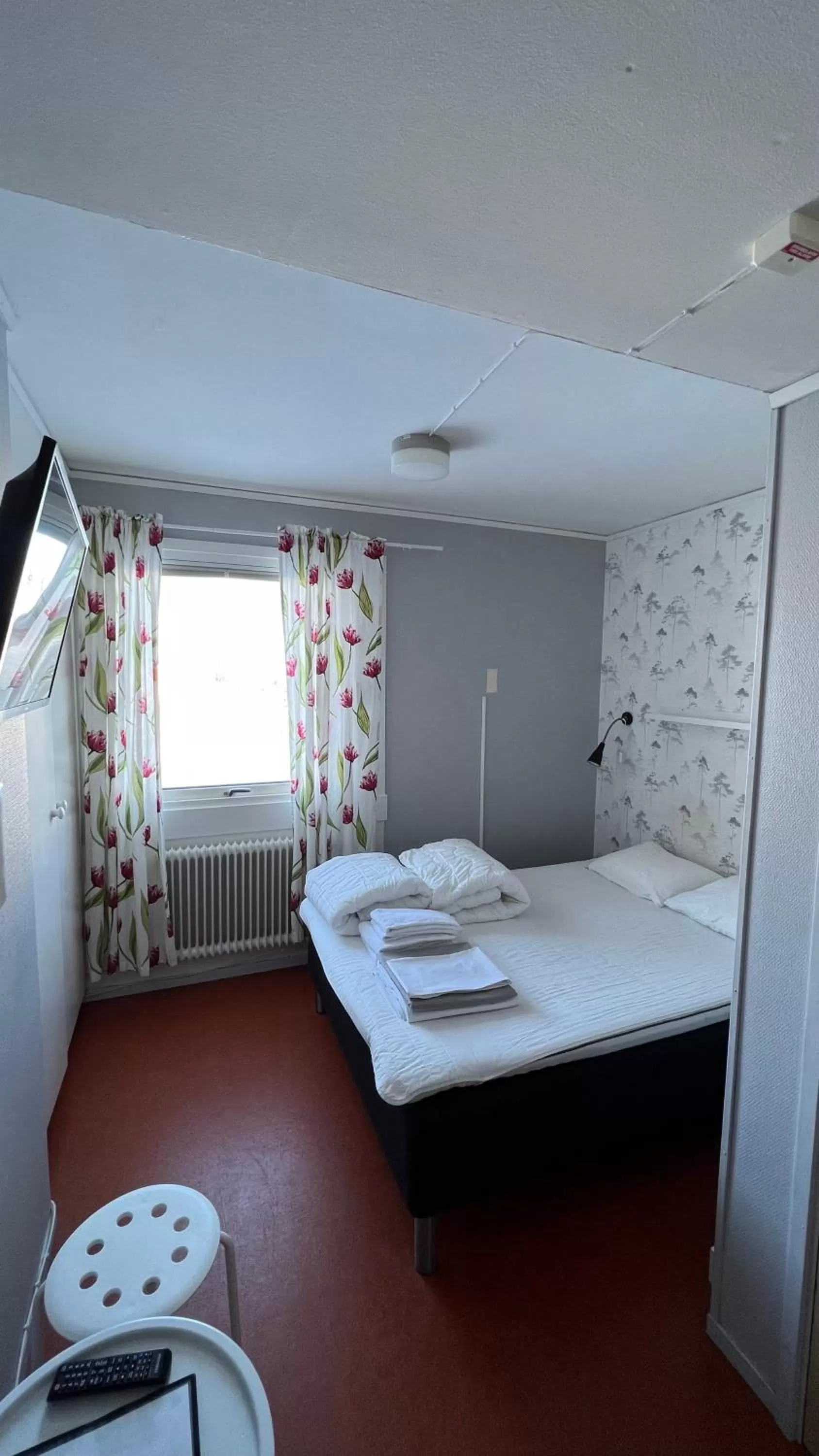 Bedroom, Bed in STF Malmfältens Folkhögskola