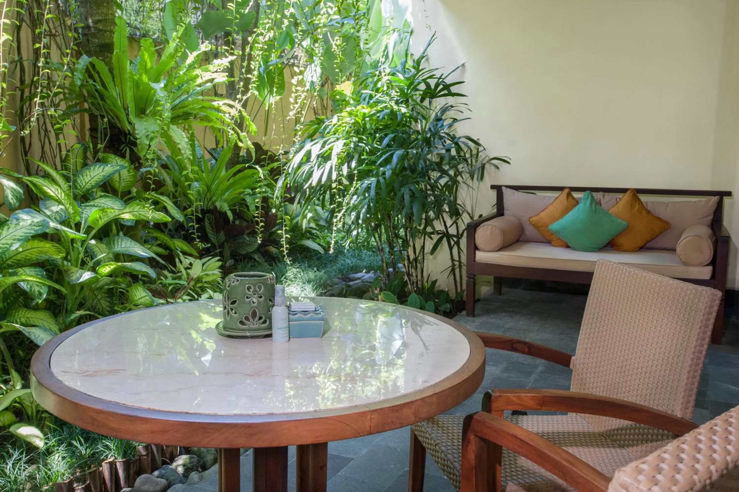 Patio in Komaneka at Rasa Sayang Ubud