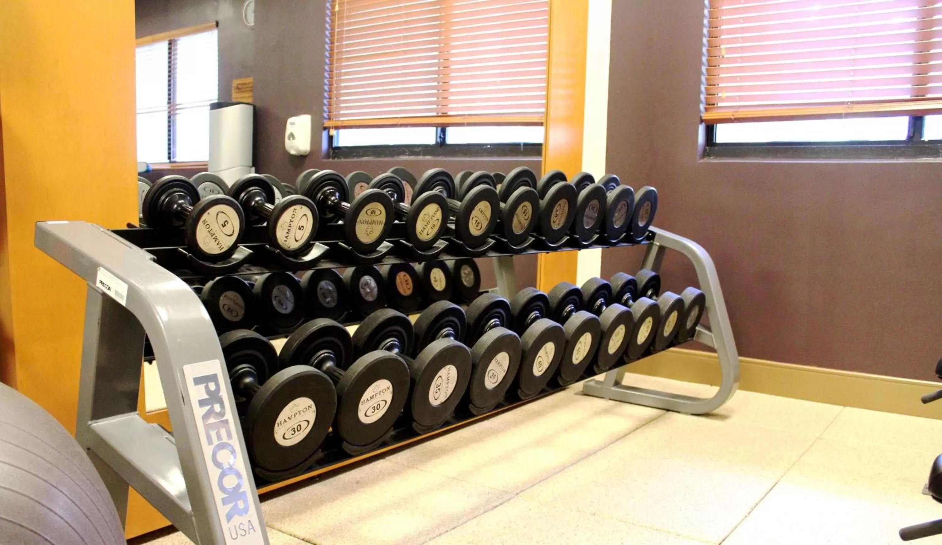 Fitness centre/facilities in Hilton Boca Raton Suites