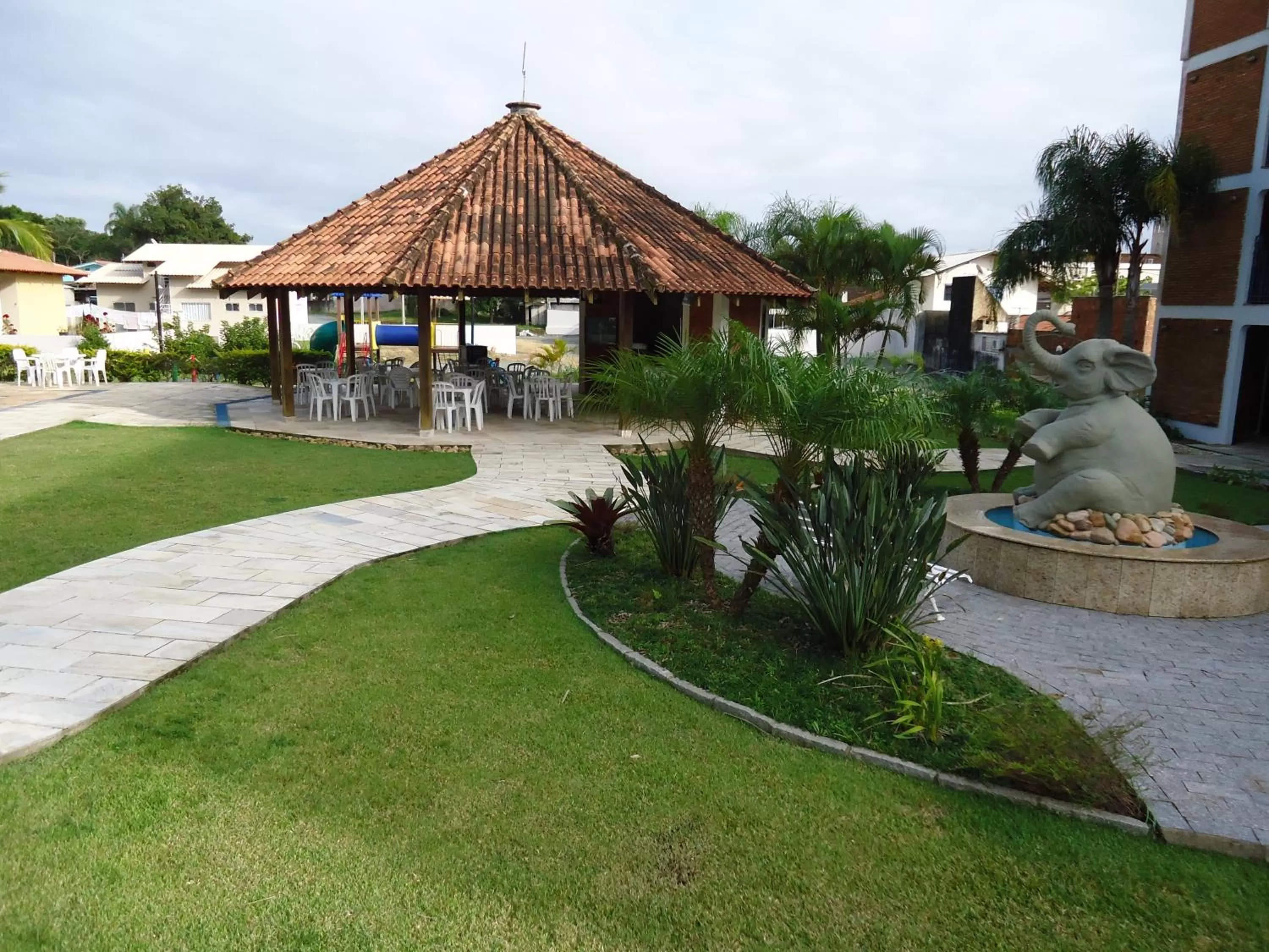Decorative detail, Garden in Bartholo Plaza Hotel