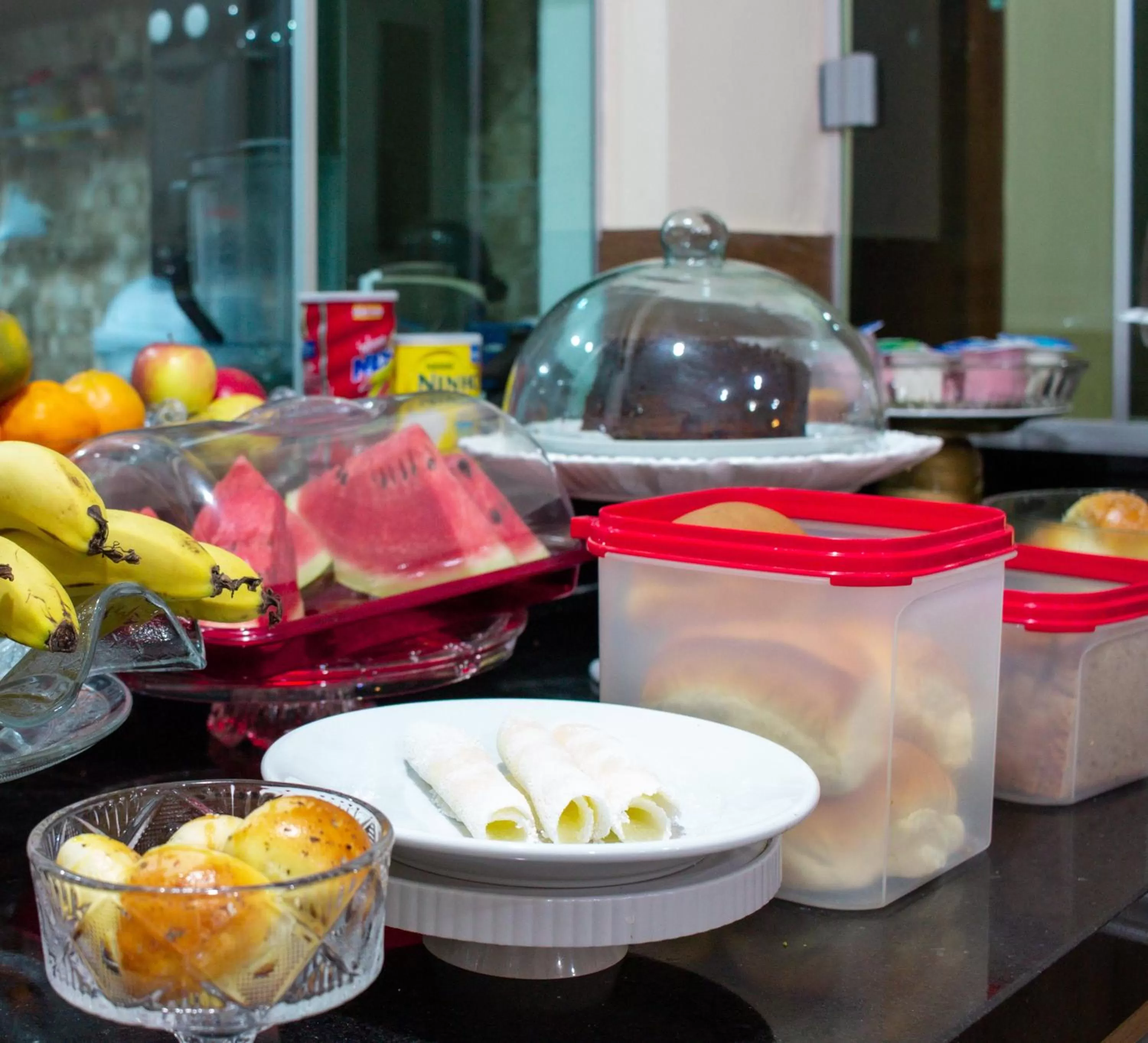 Food and drinks in Pousada Jardim Brasília