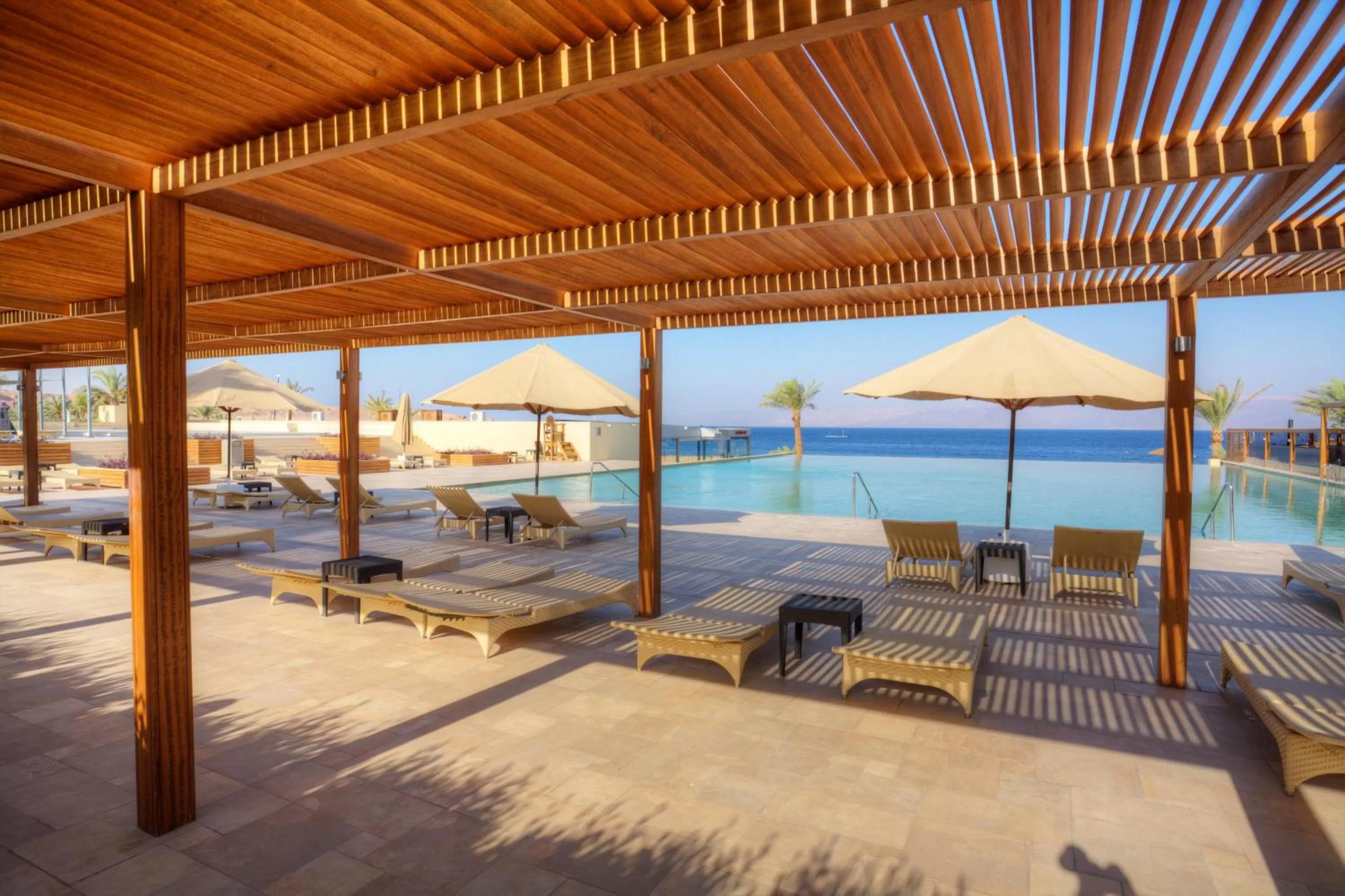 Swimming pool in Grand Tala Bay Resort, Aqaba