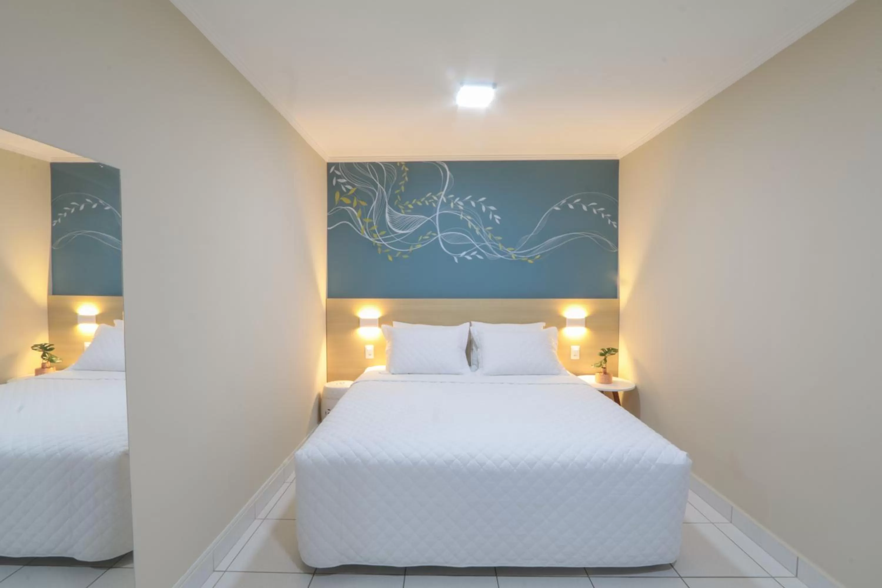 Bedroom, Bed in Hotel Copacabana Piracicaba