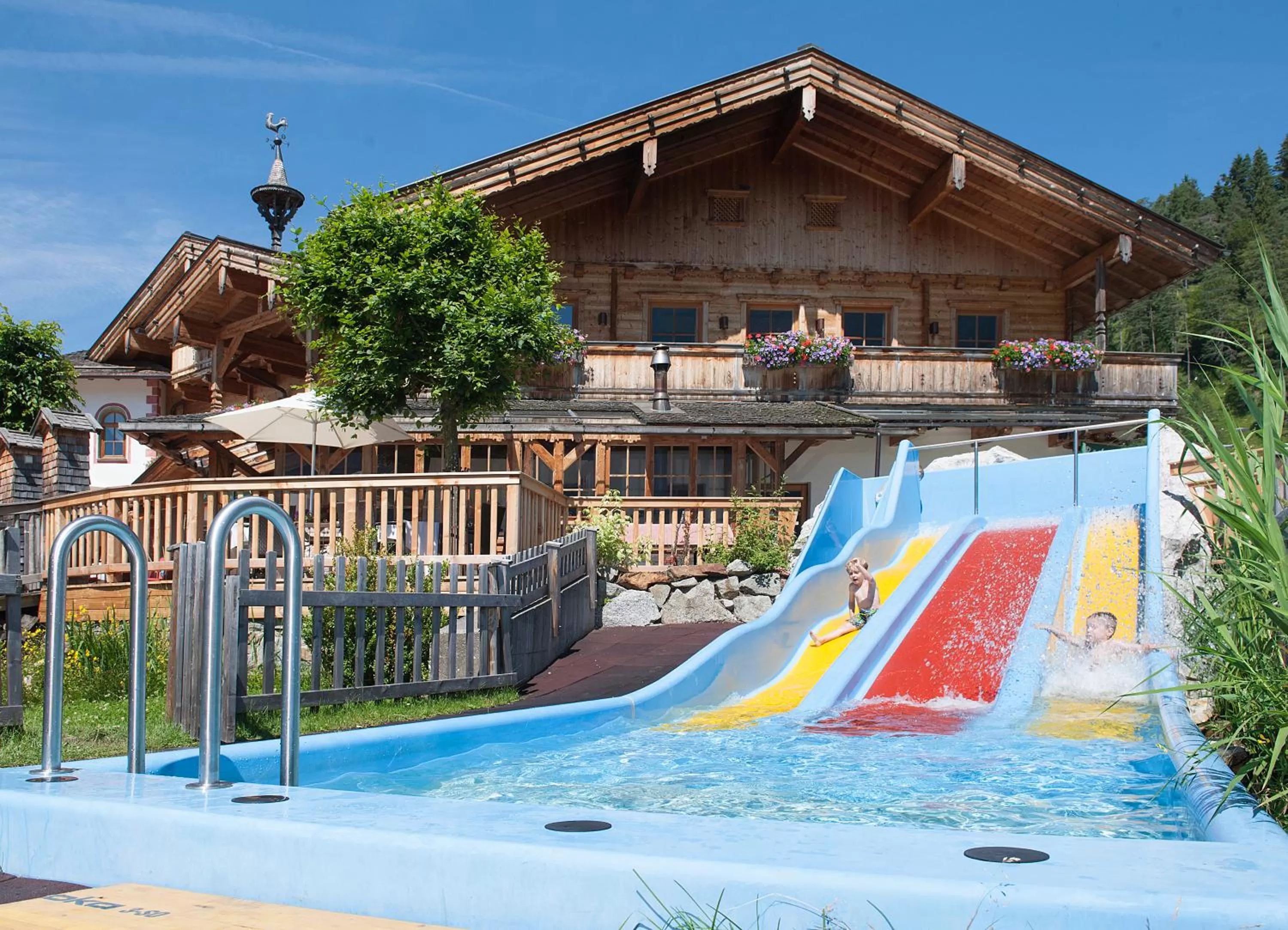 Spa and wellness centre/facilities in Familienparadies Sporthotel Achensee - FAMILIES ONLY