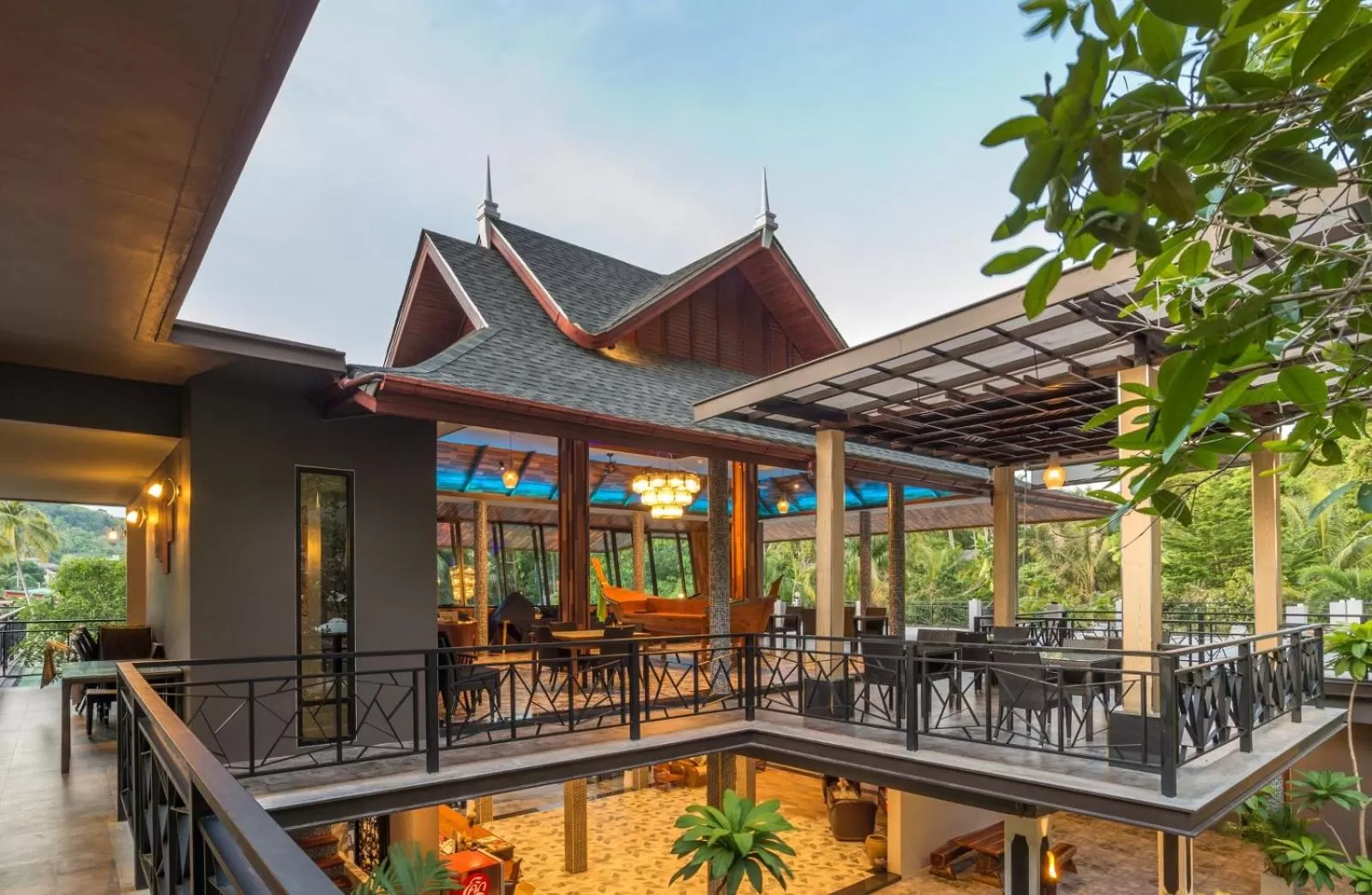 Patio in The Scene Cliff View Villas