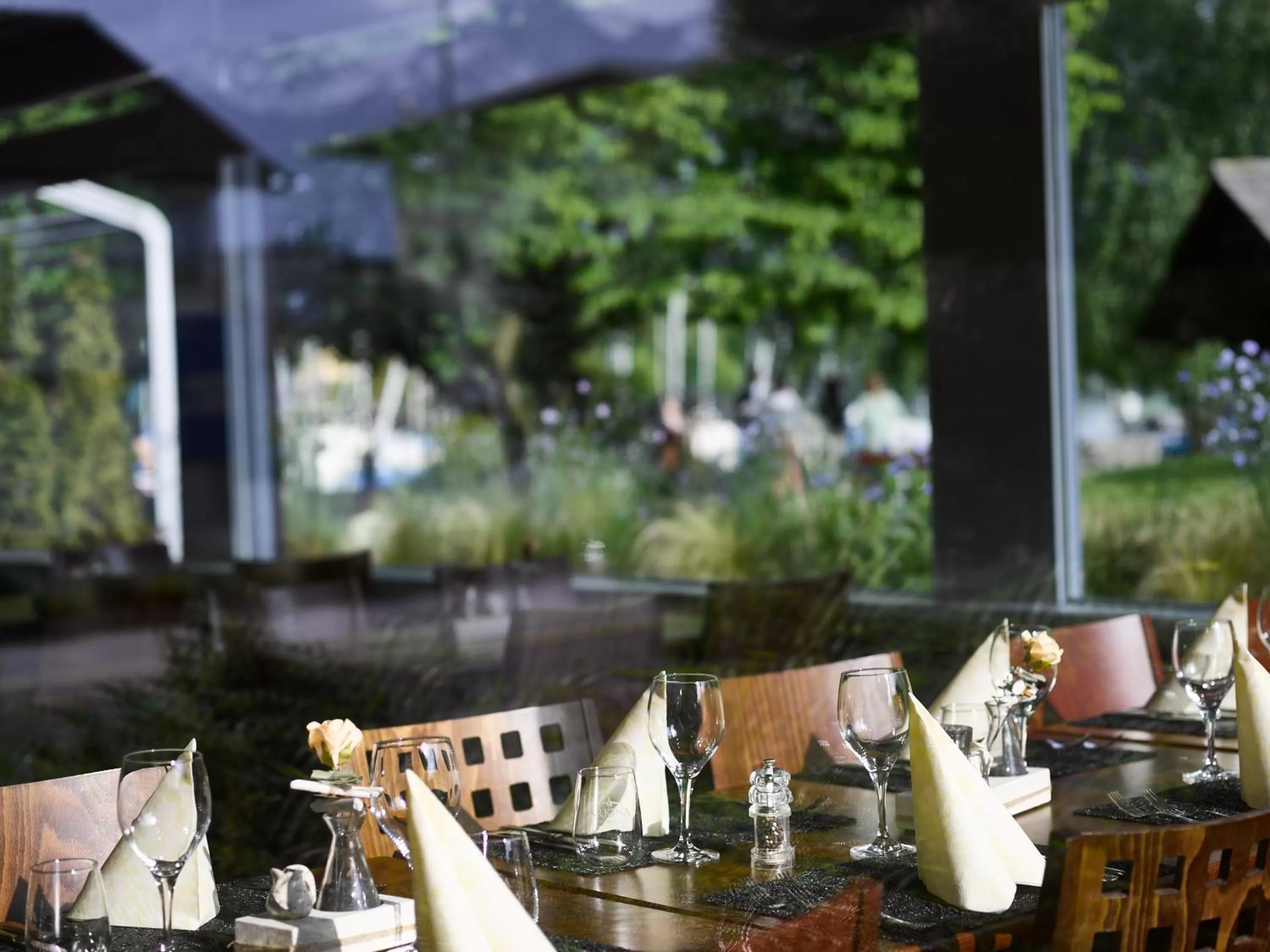 Decorative detail in Hotel Holiday Thun