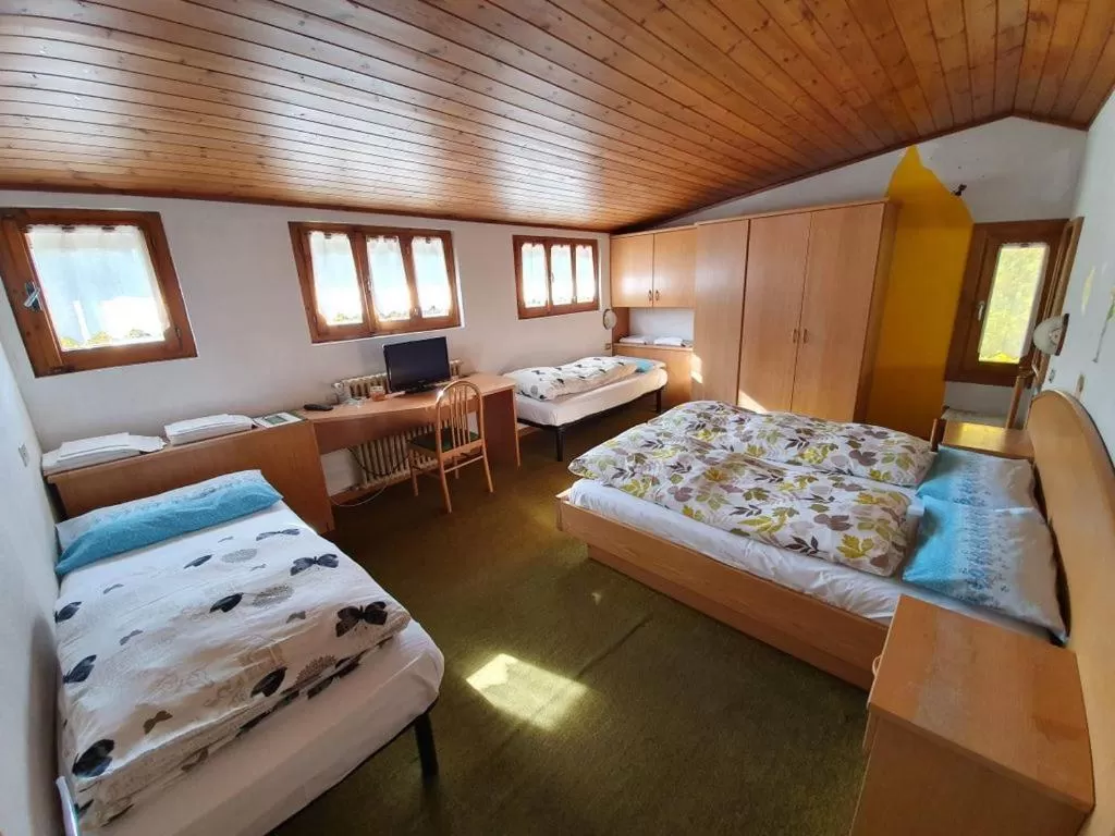 Bed in Hotel Daniela