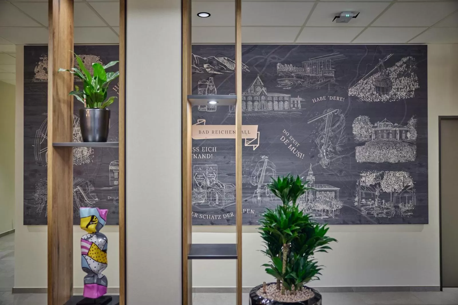 Lobby or reception in Boardinghouse Das RUNDUM