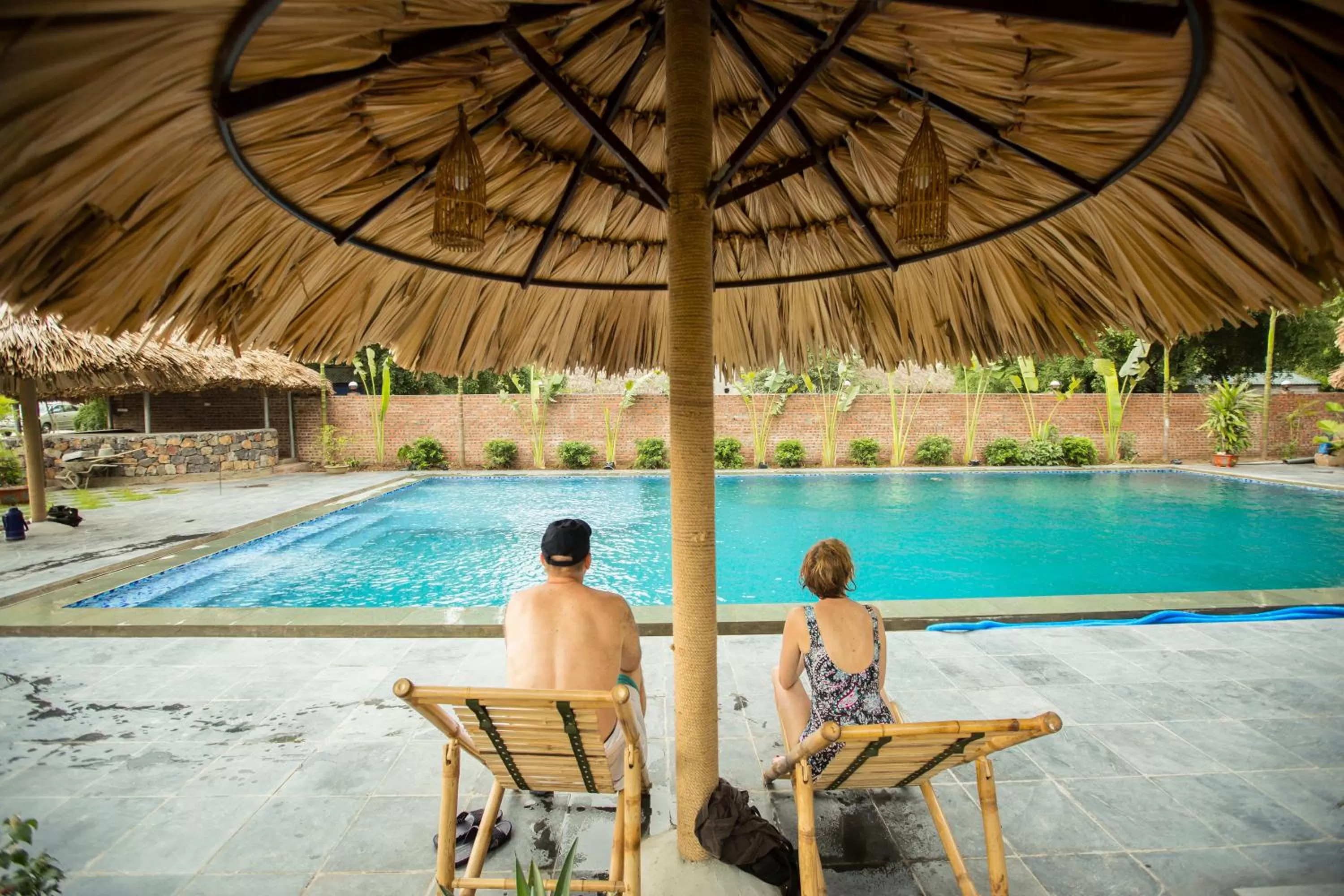 People in Tam Coc Rice Fields Resort