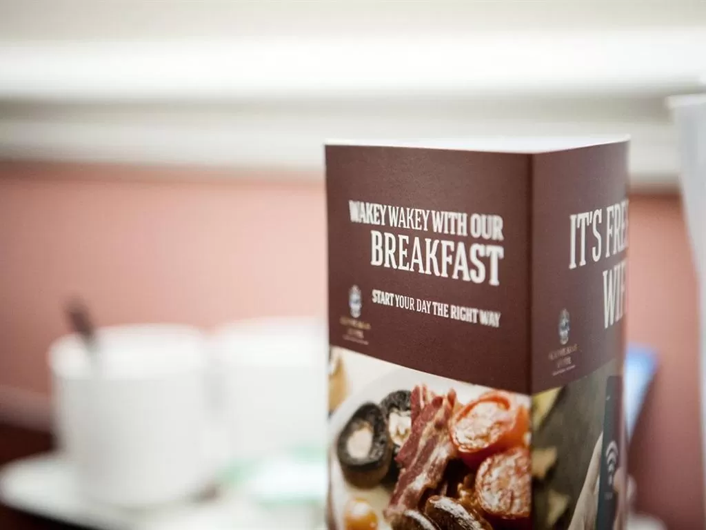 Dining area in The Crewe Arms Hotel