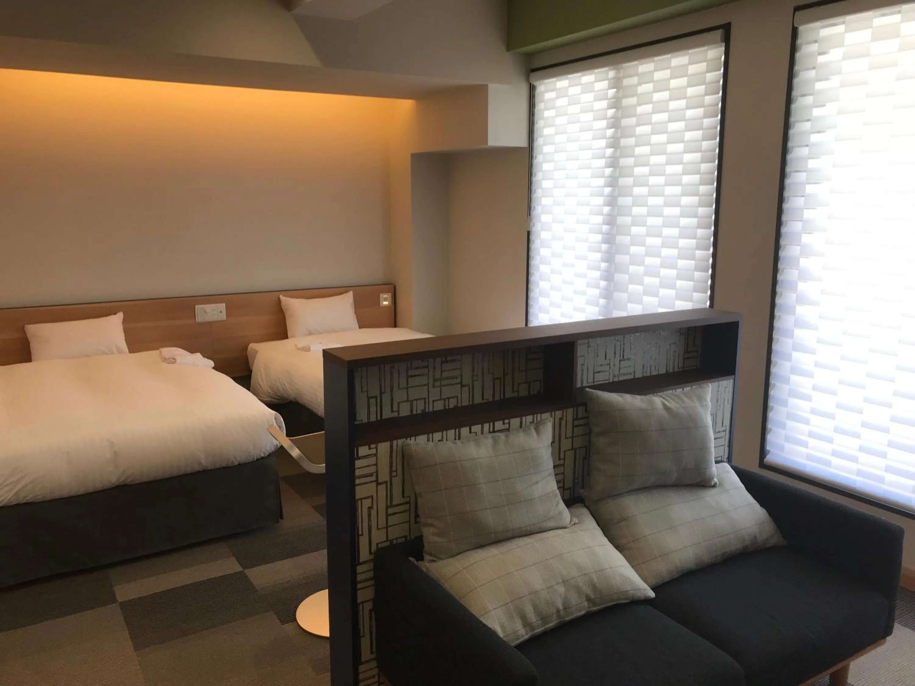 Decorative detail, Bed in Hotel Yururito Osaka