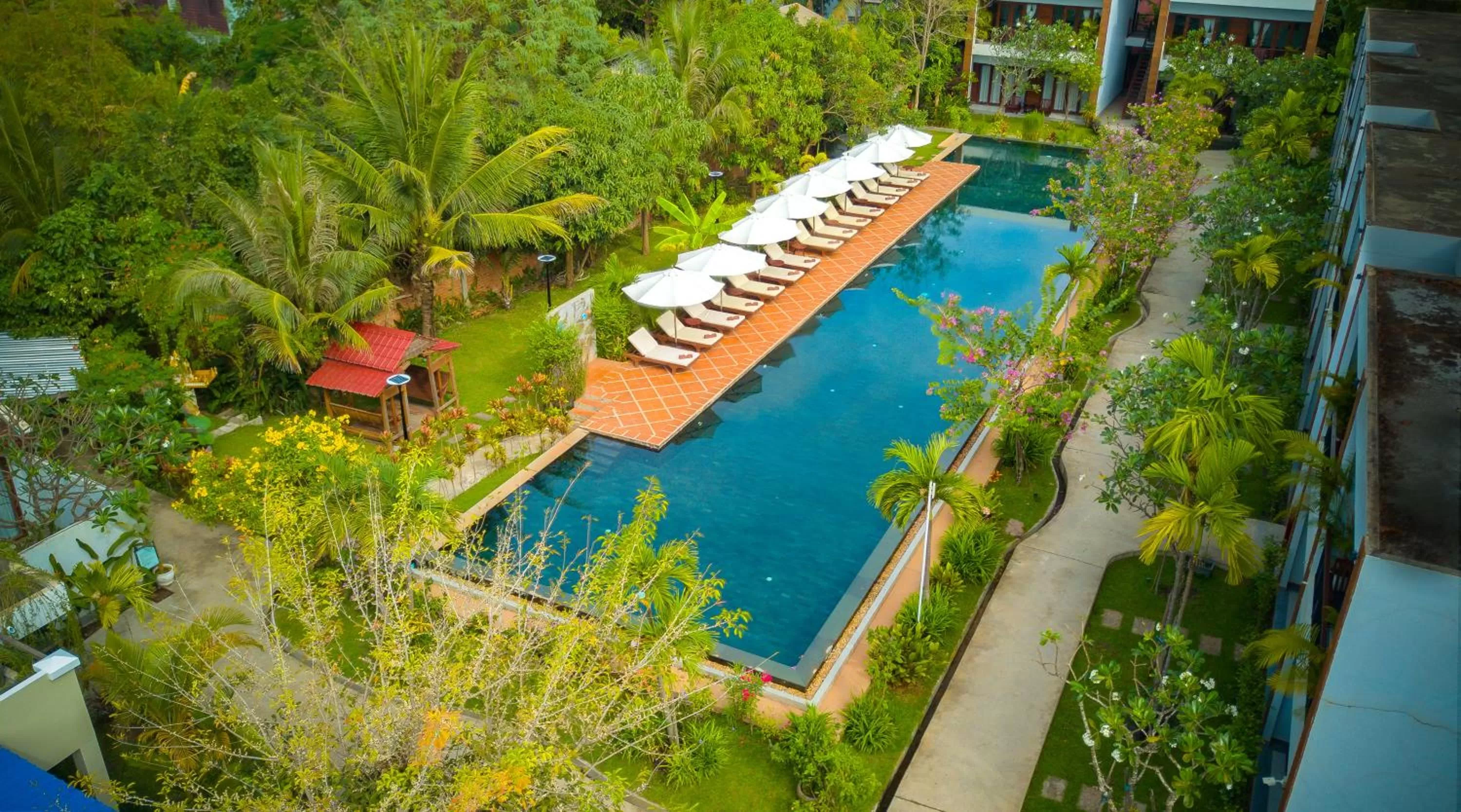Property building in Khmer House Resort