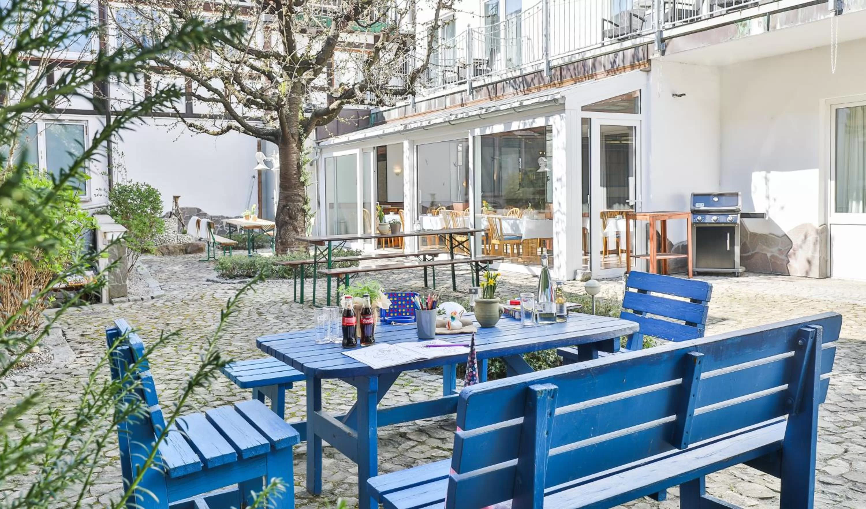 Patio in Hotel-Gasthaus "Krone"