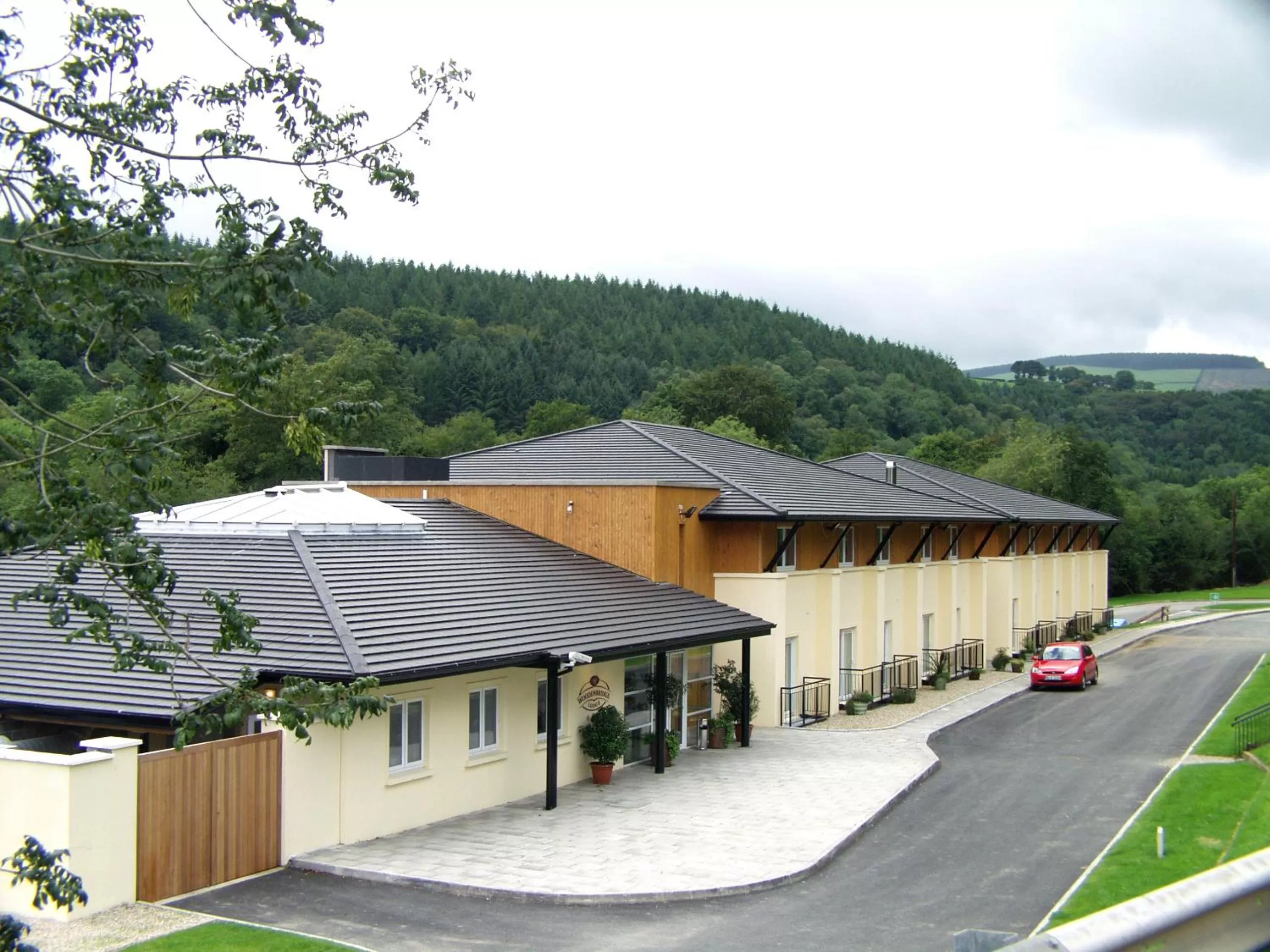Facade/entrance in The Lodge at Woodenbridge
