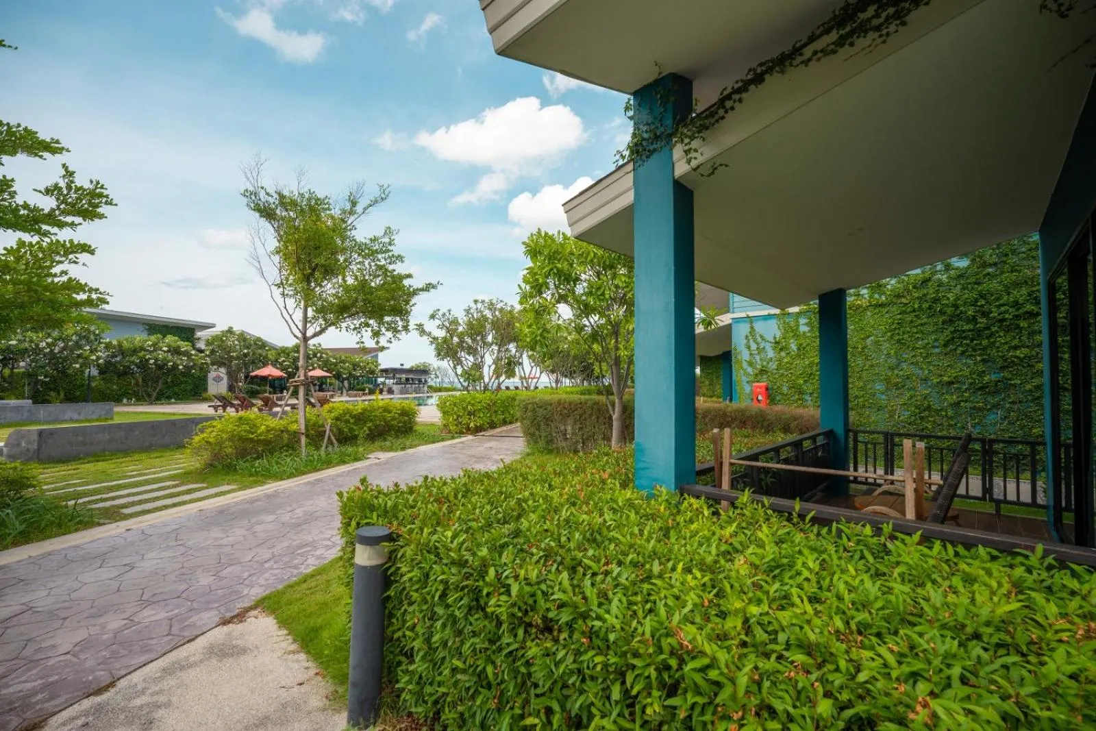 Balcony/Terrace in Coral Tree Villa Huahin