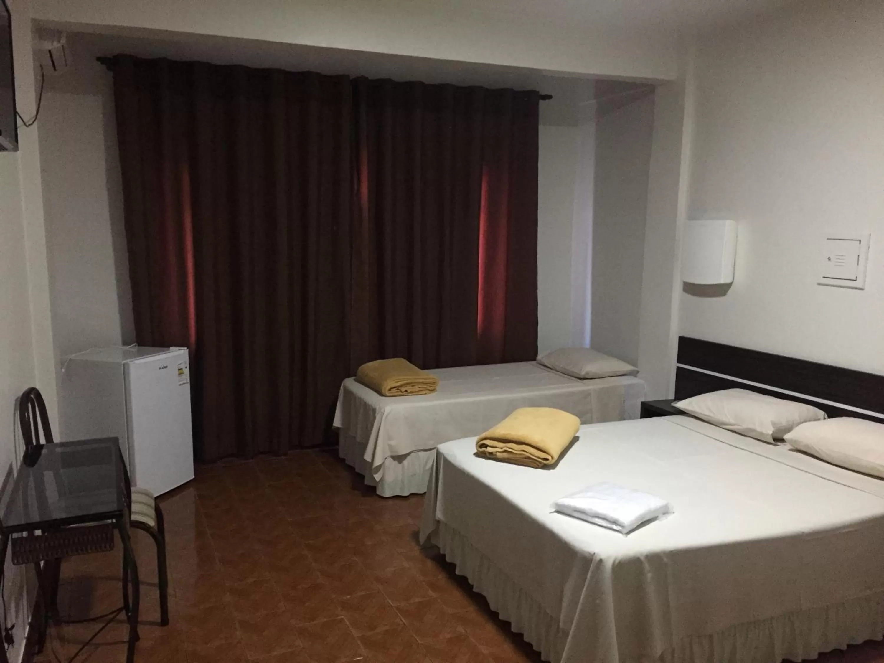 Bed in Hotel Paradizzo