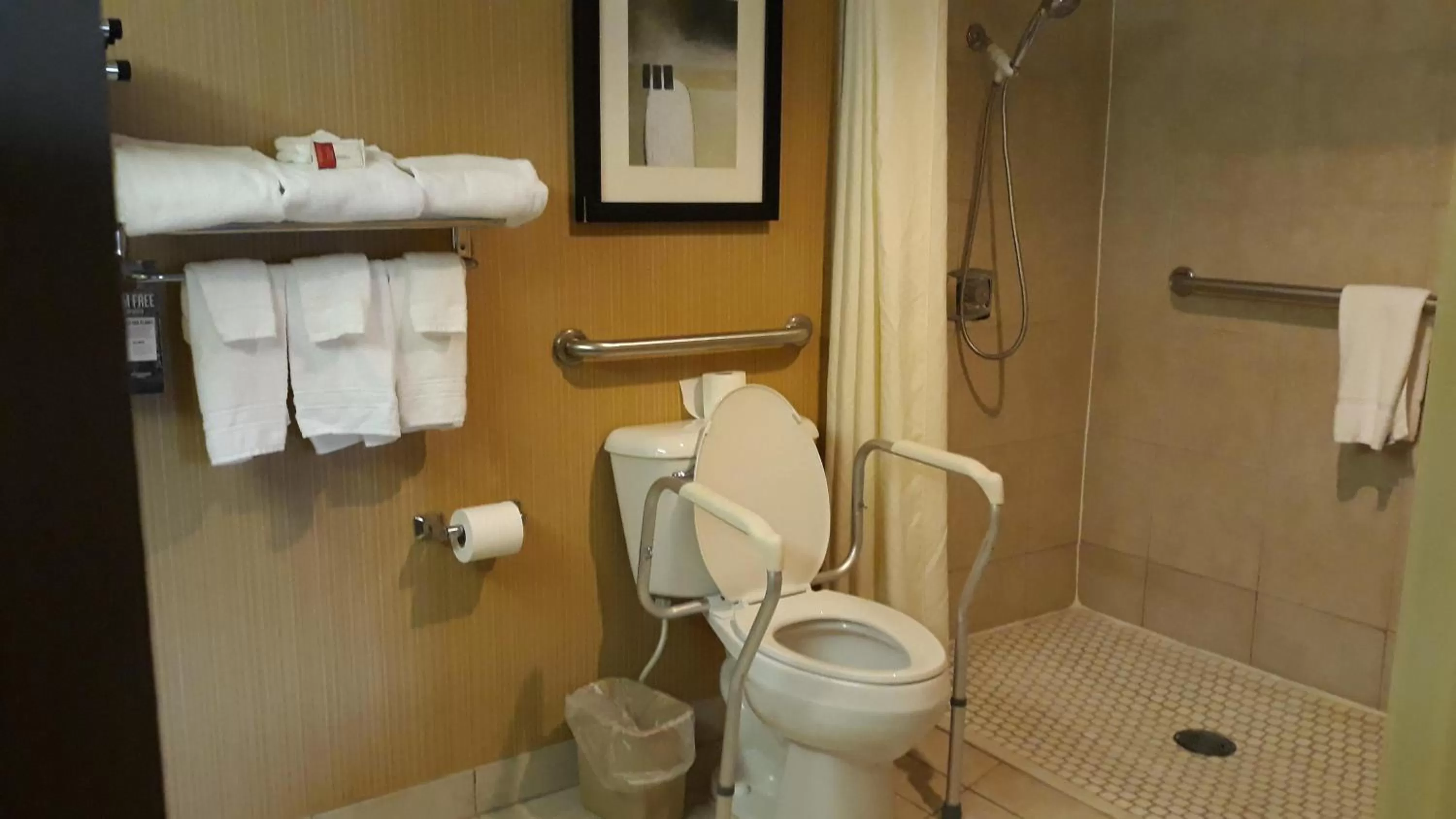 Shower in Super 8 by Wyndham Atoka