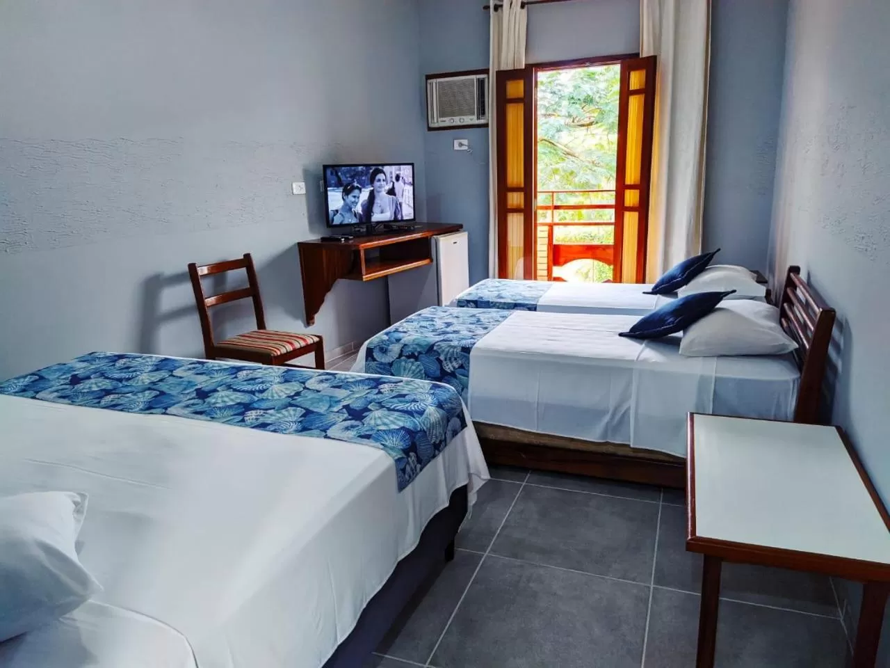 Bed in Pousada Mar Azul