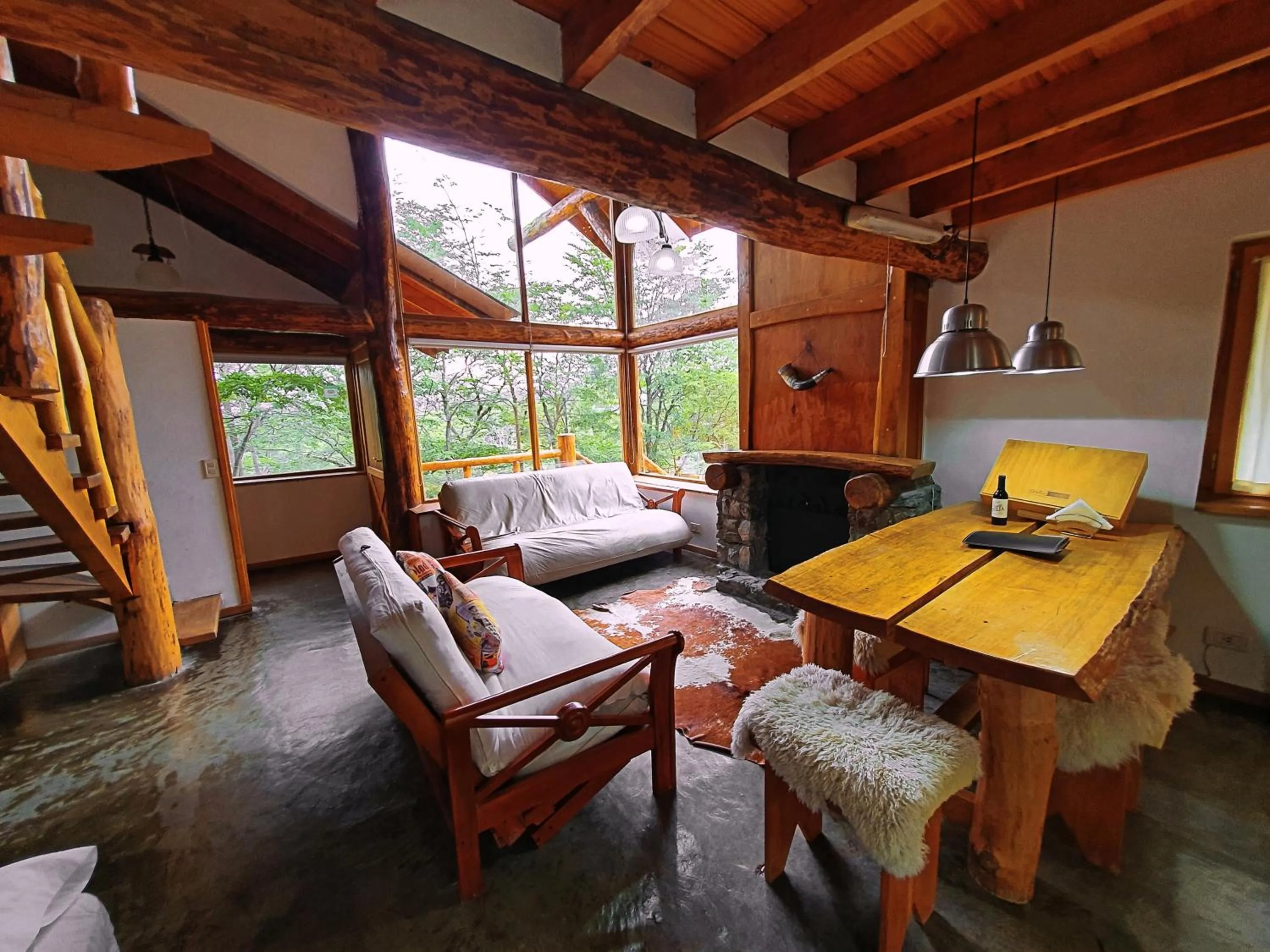 Living room in Patagonia Villa Lodge