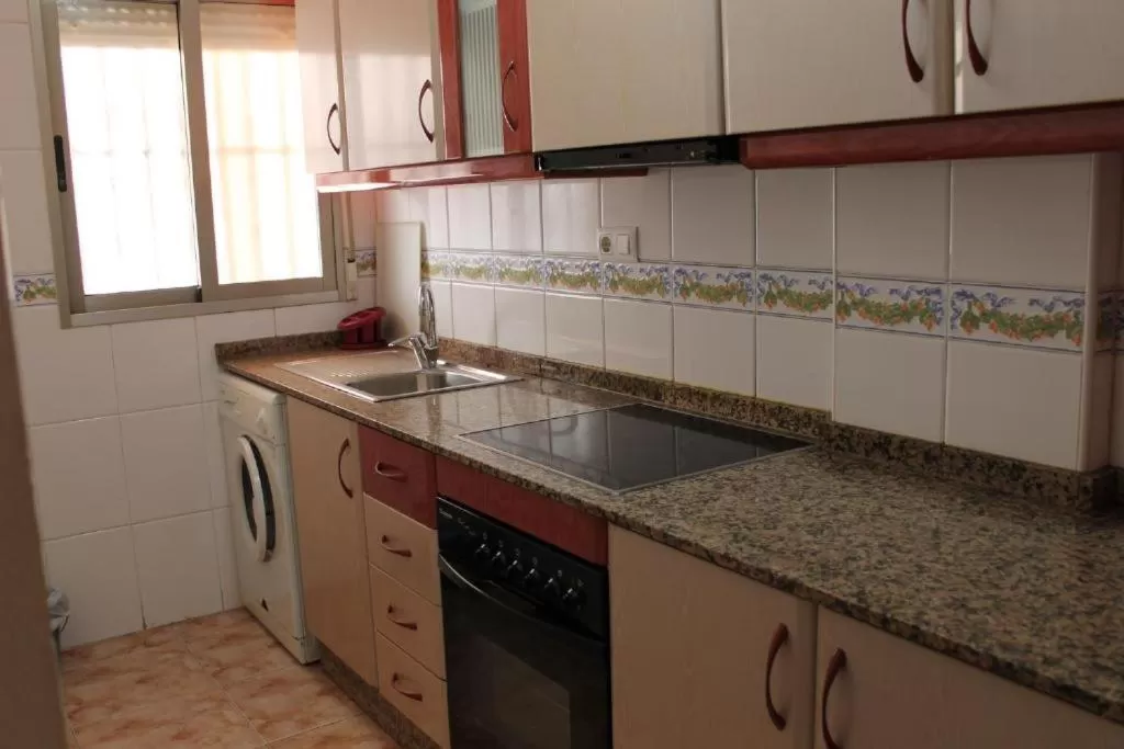 kitchen in Apartamentos Turísticos Fresno