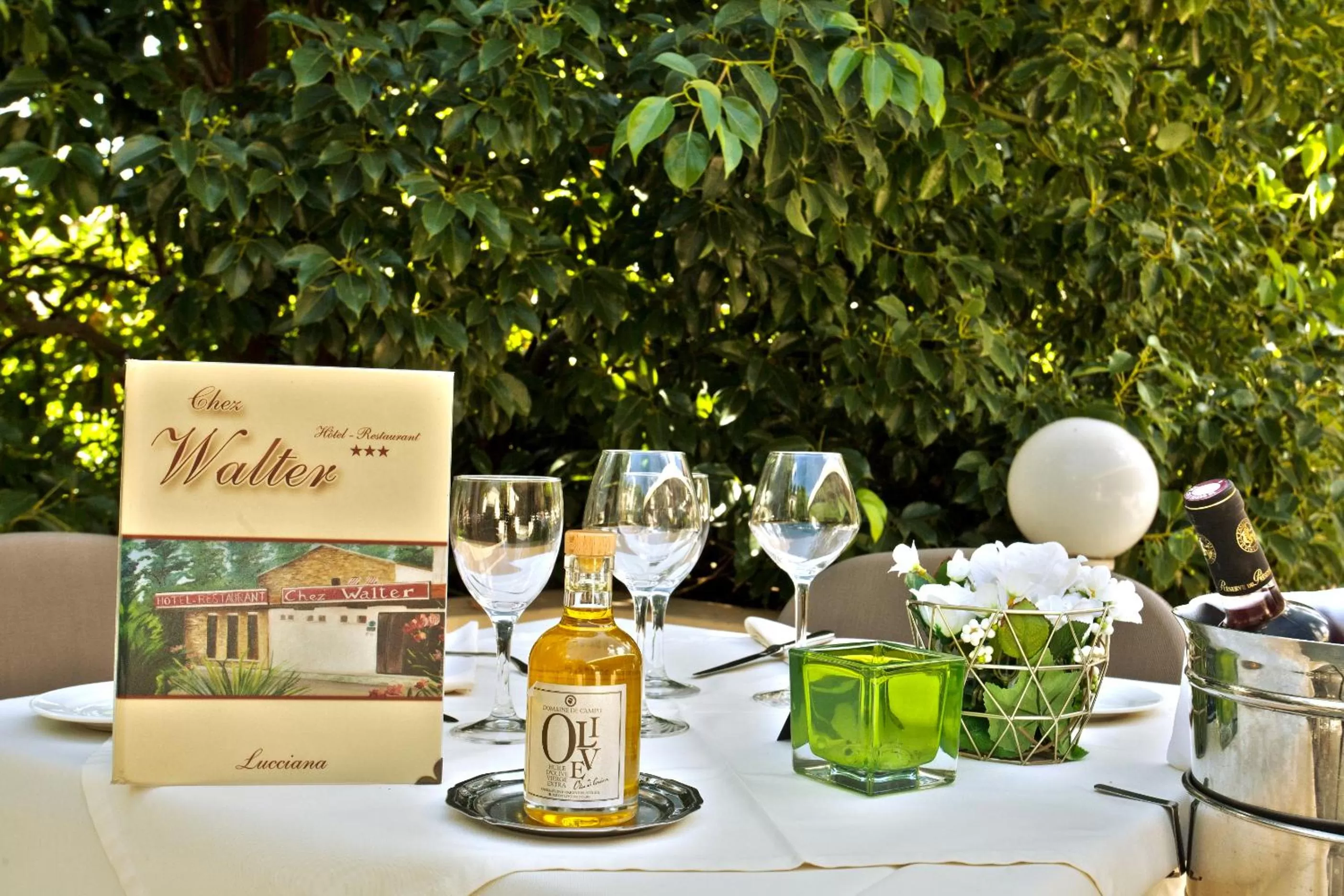 Patio in Chez Walter