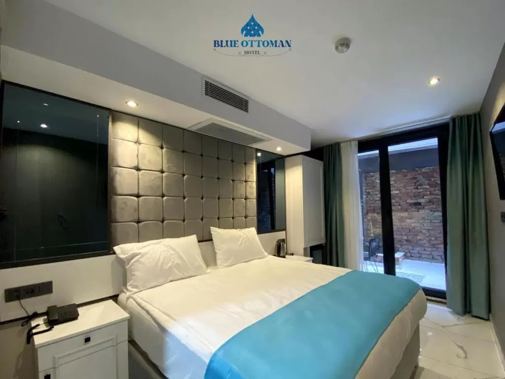 Bed in Hotel Blue Ottoman