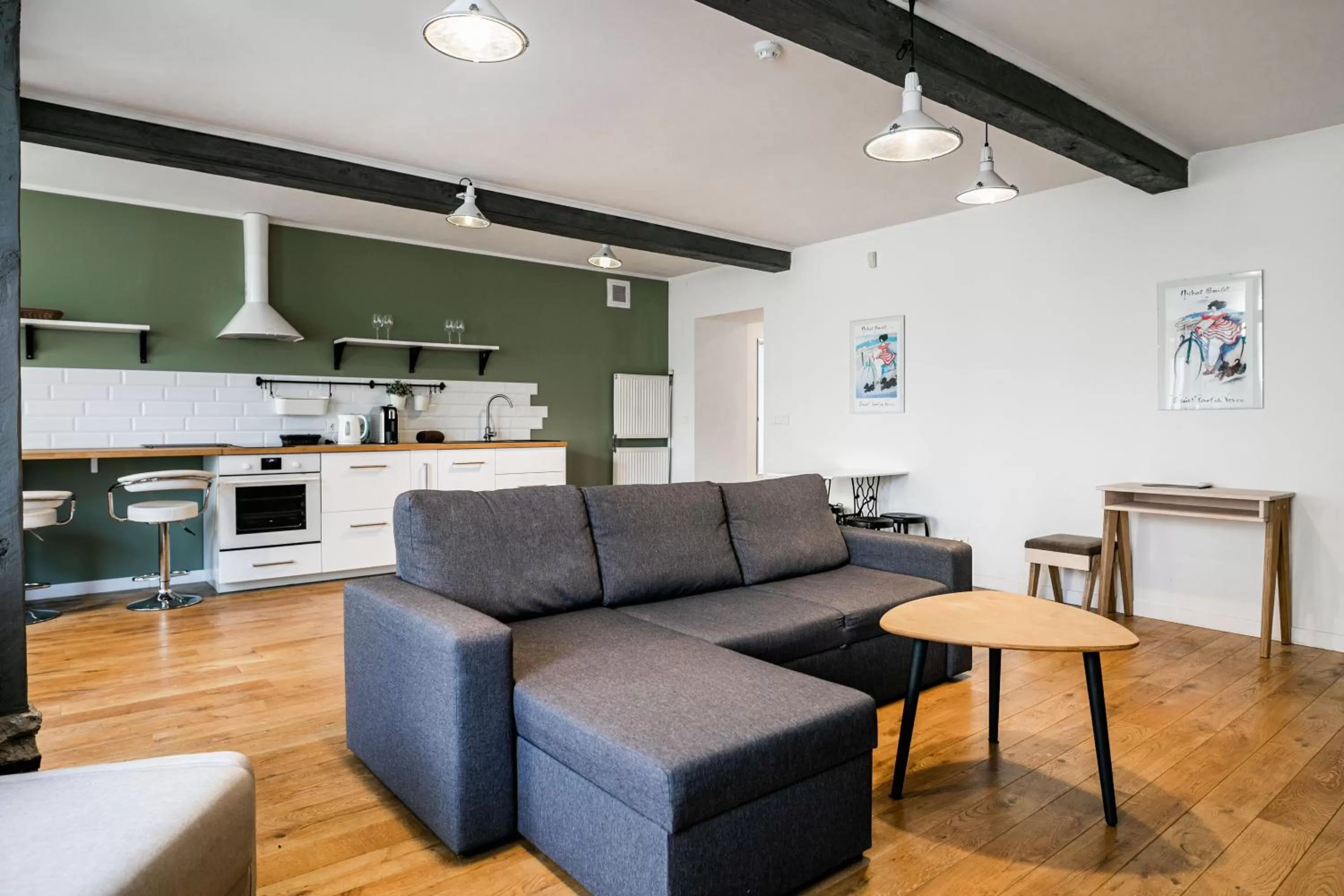 Kitchen or kitchenette in Johan Design & SPA Hotel