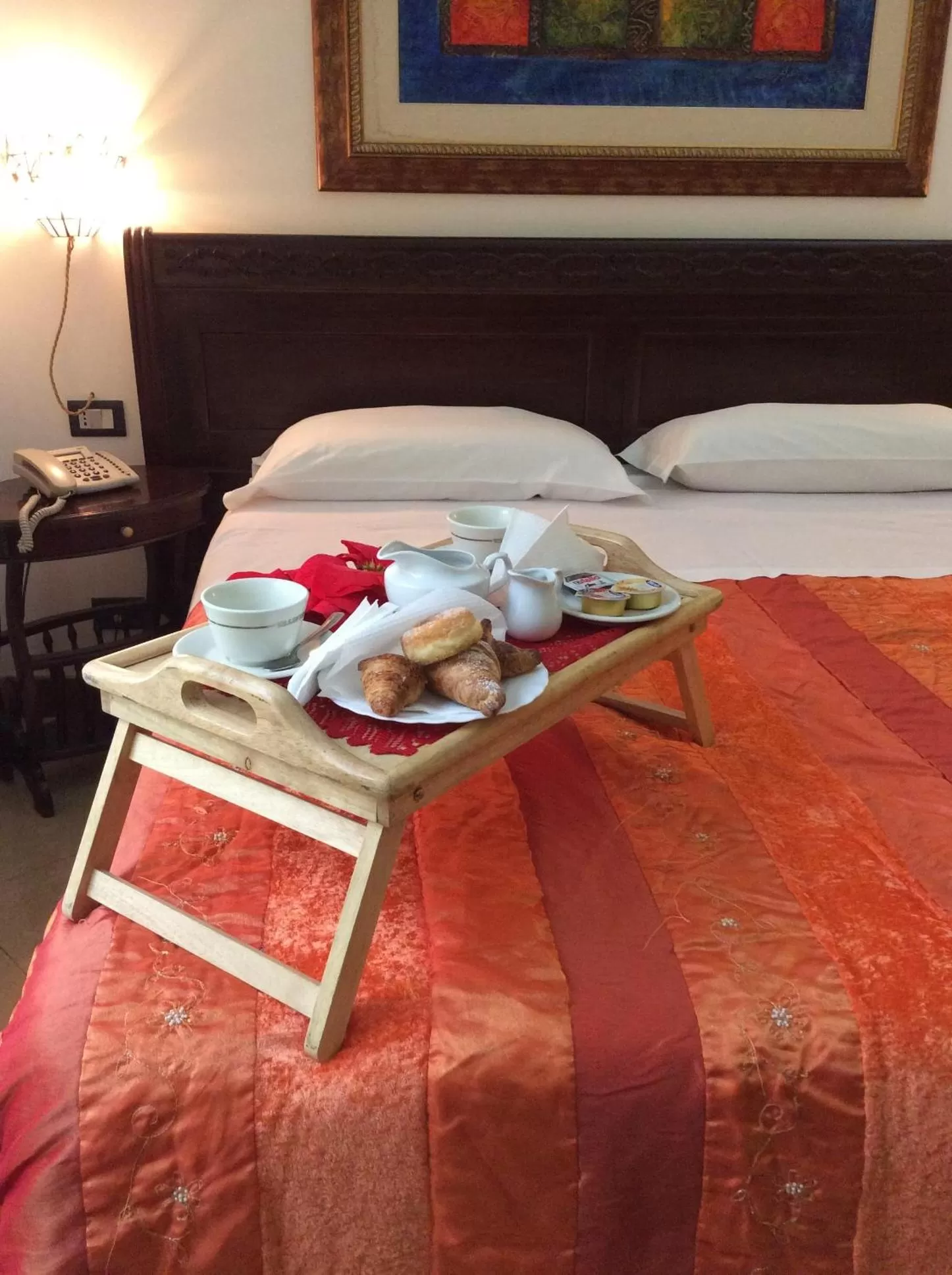 Bed in Albergo Verdi