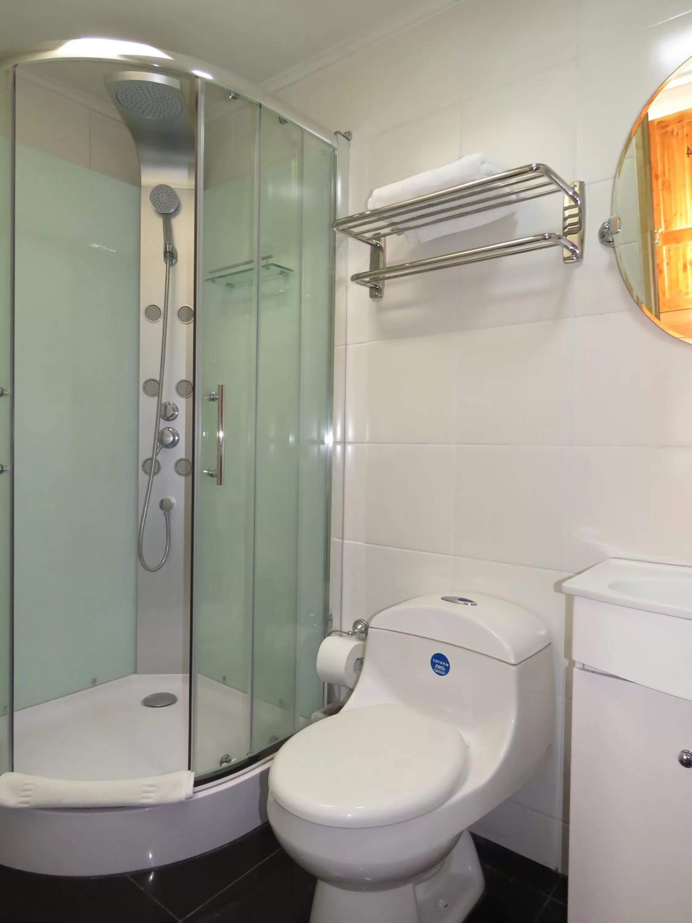 Toilet, Bathroom in Hotel La Fuente