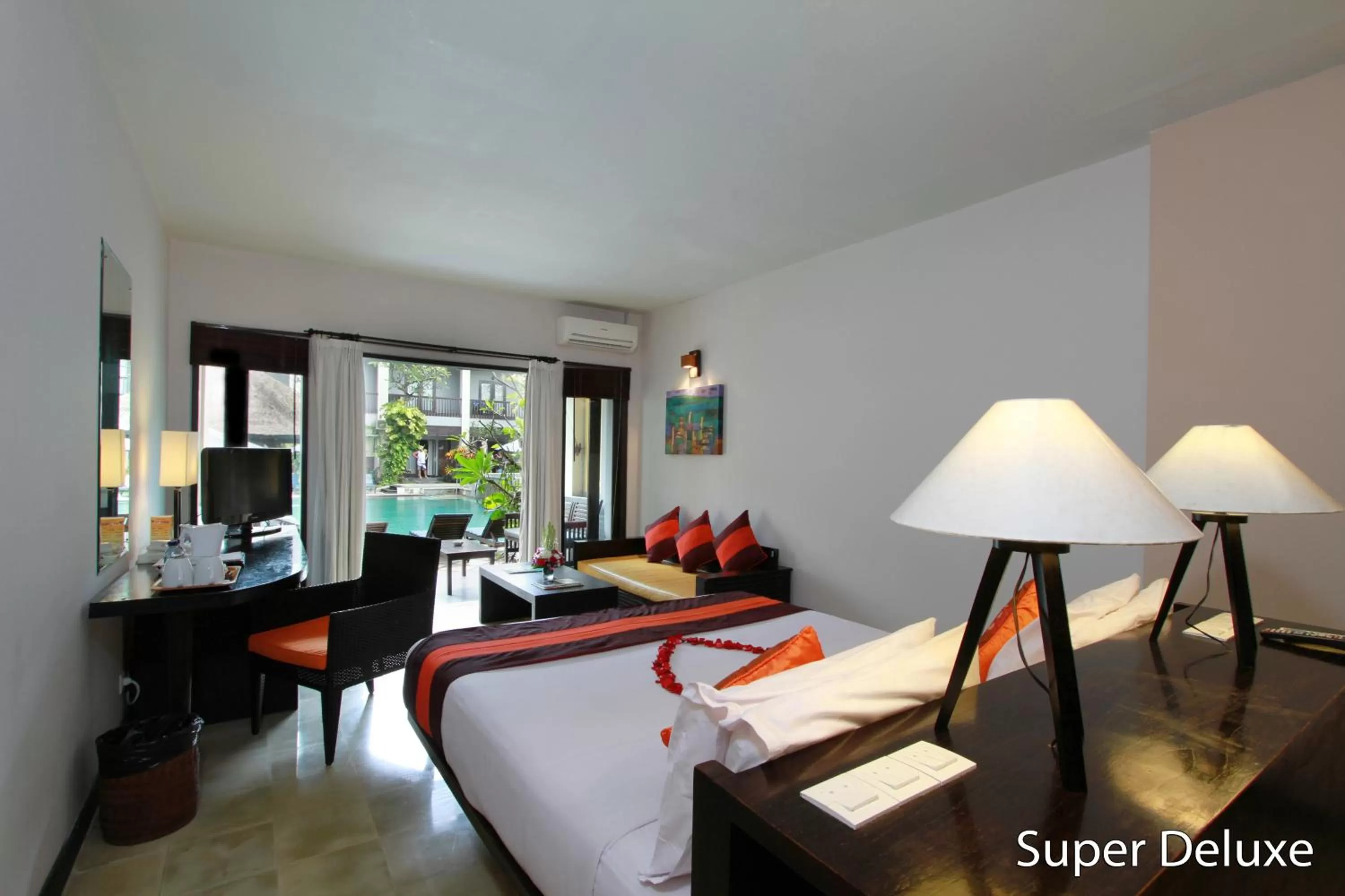 Bedroom, Bed in The Lokha Legian Resort & Spa