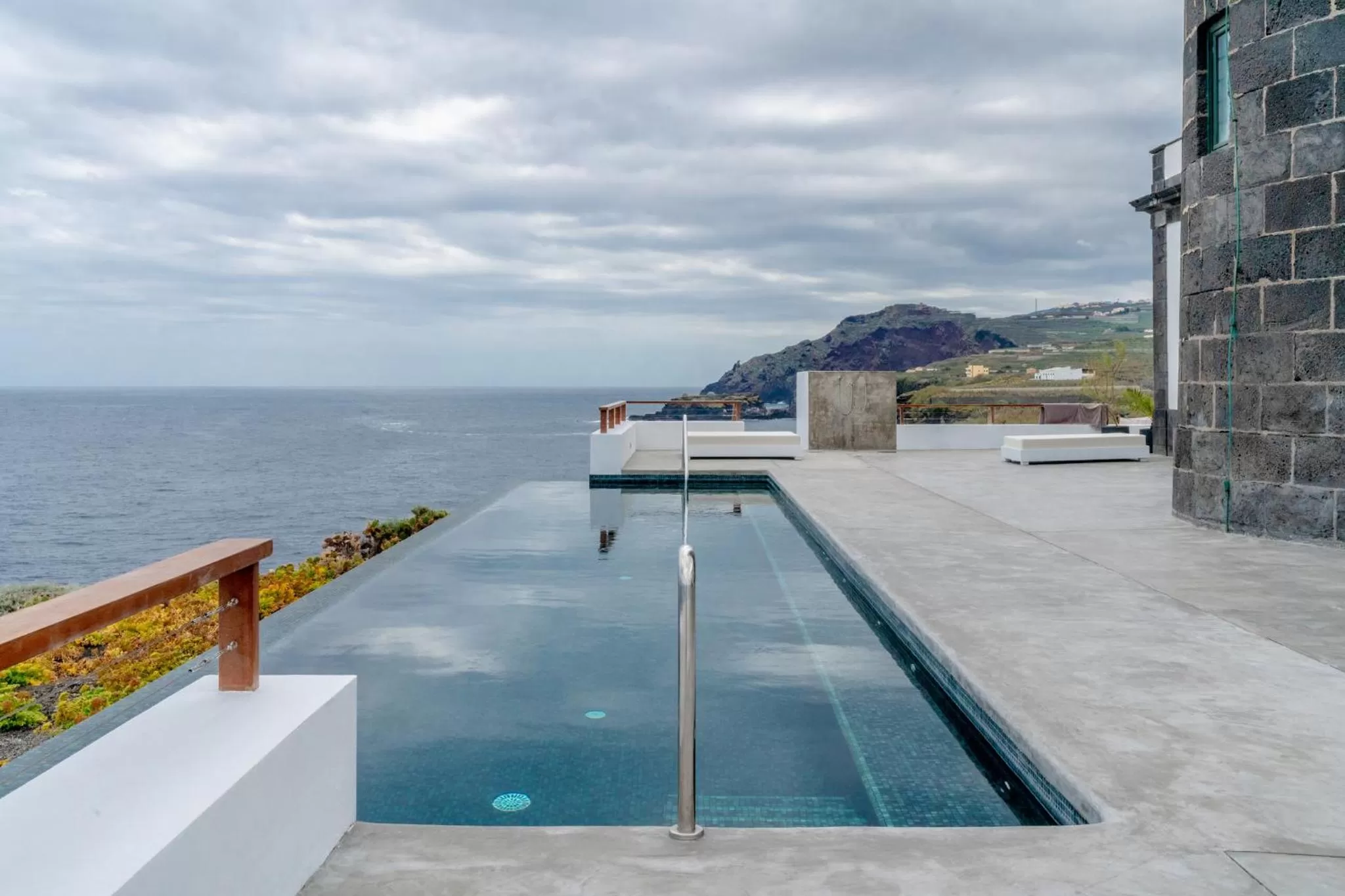 Swimming pool in Lighthouse on La Palma Island