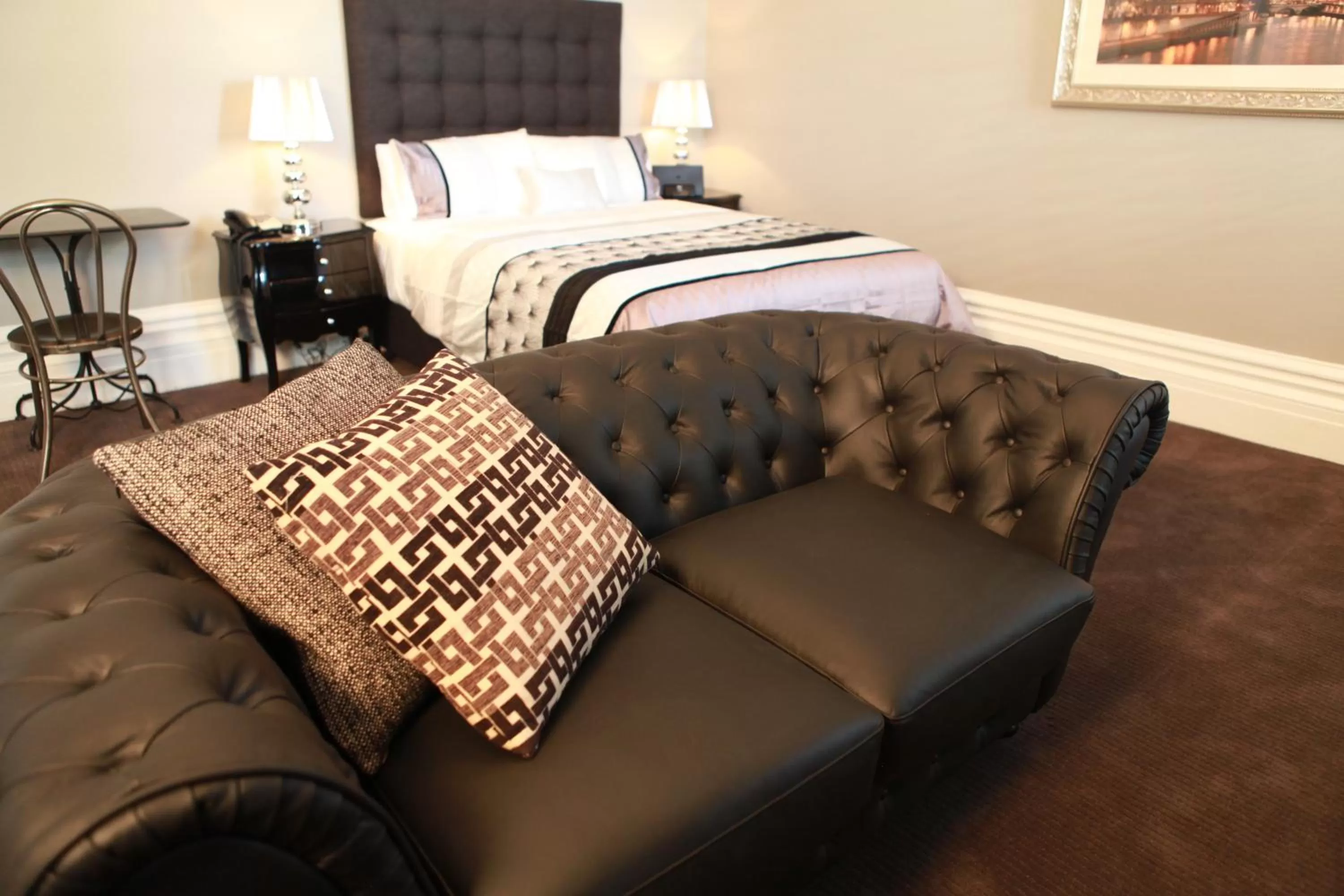 Living room in Ballarat Premier Apartments