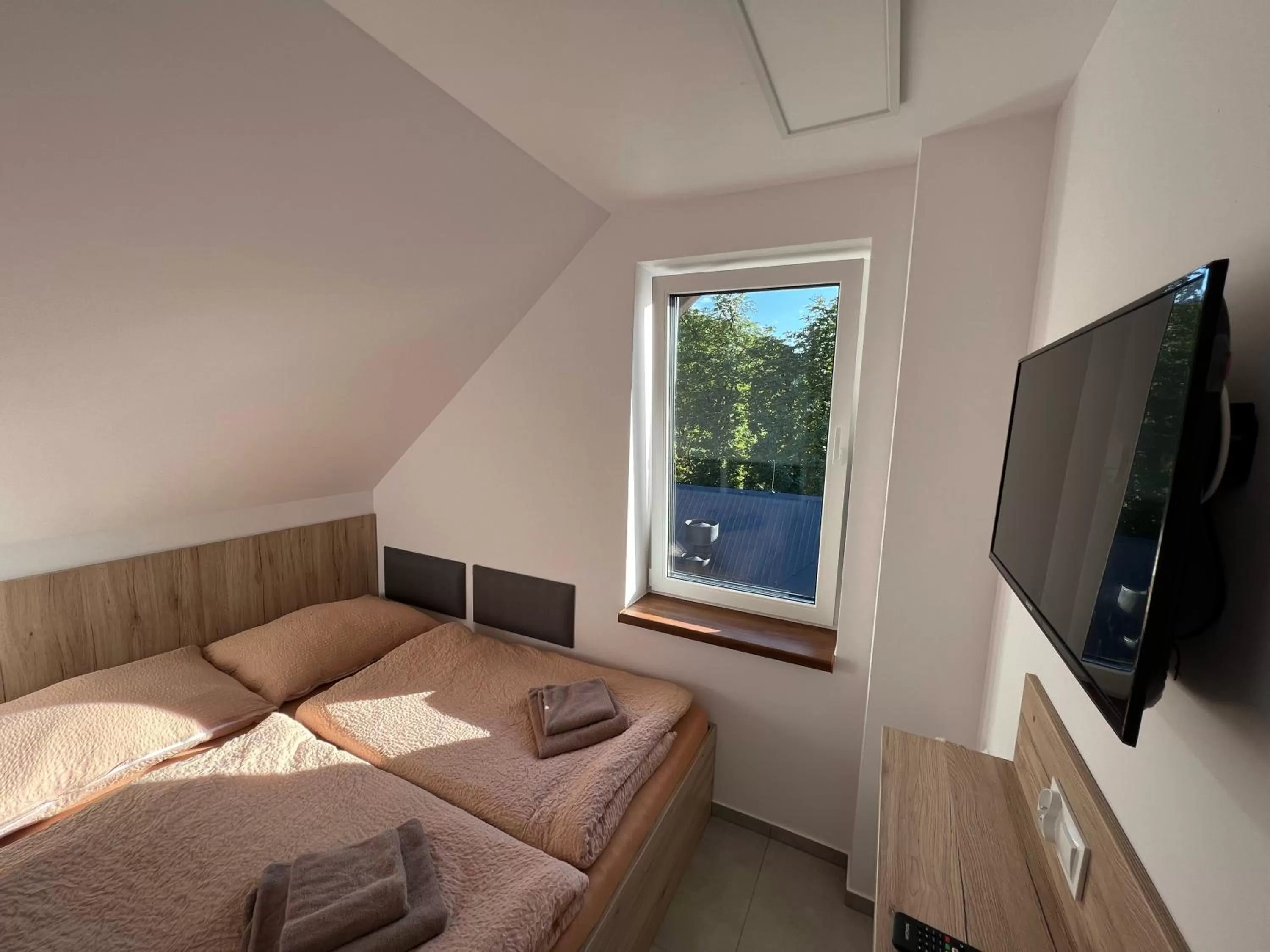 Bed in Hotel U Kociana