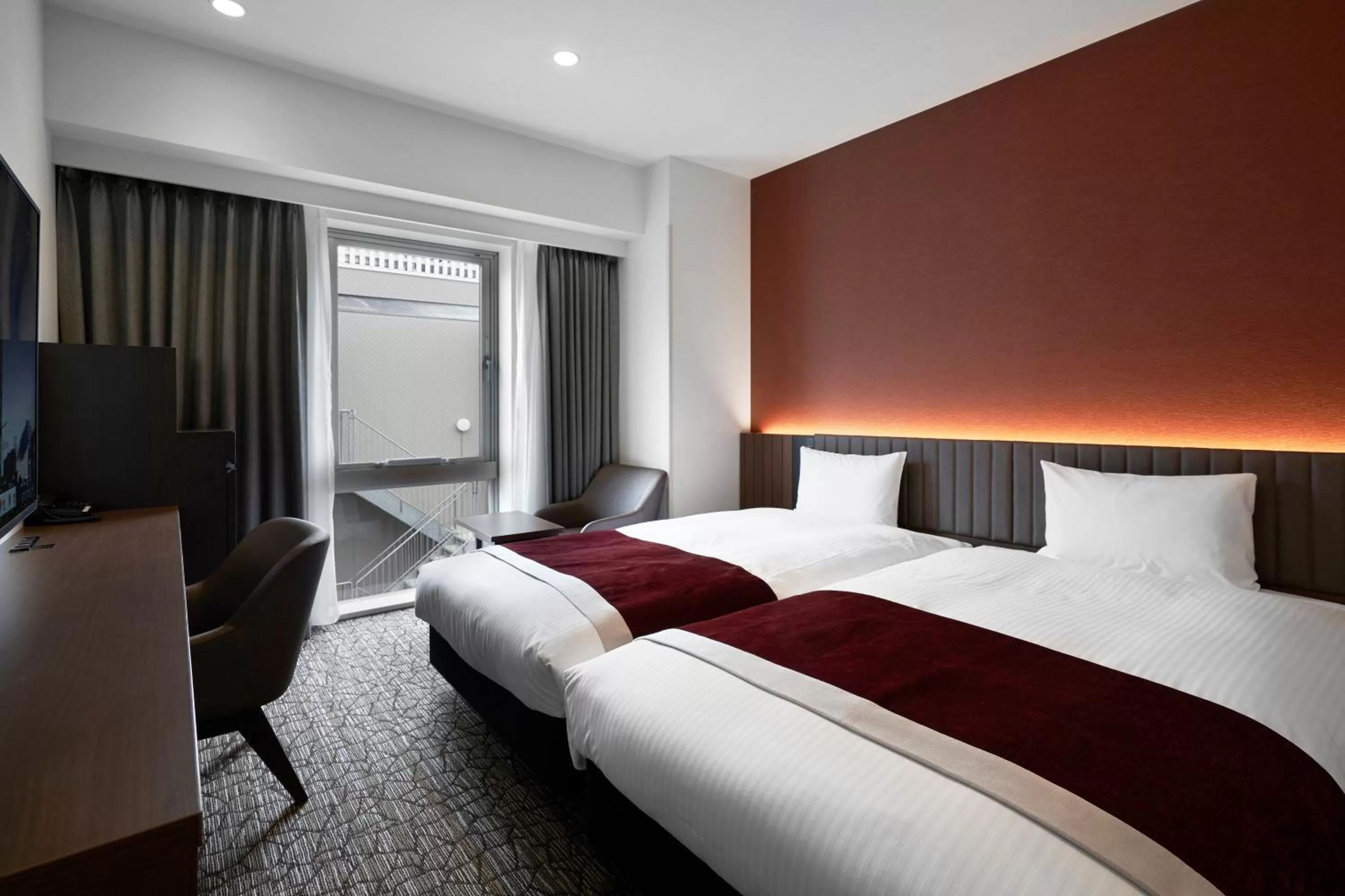 Photo of the whole room, Bed in Daiwa Roynet Hotel Morioka Ekimae