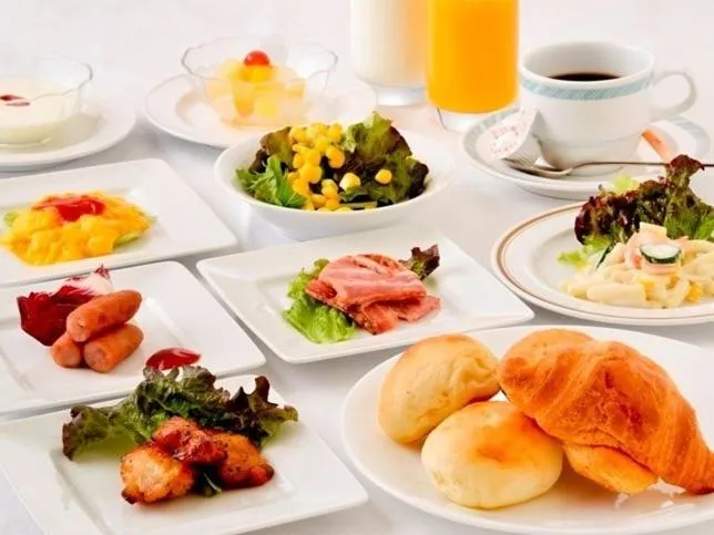 Buffet breakfast in Koriyama Washington Hotel