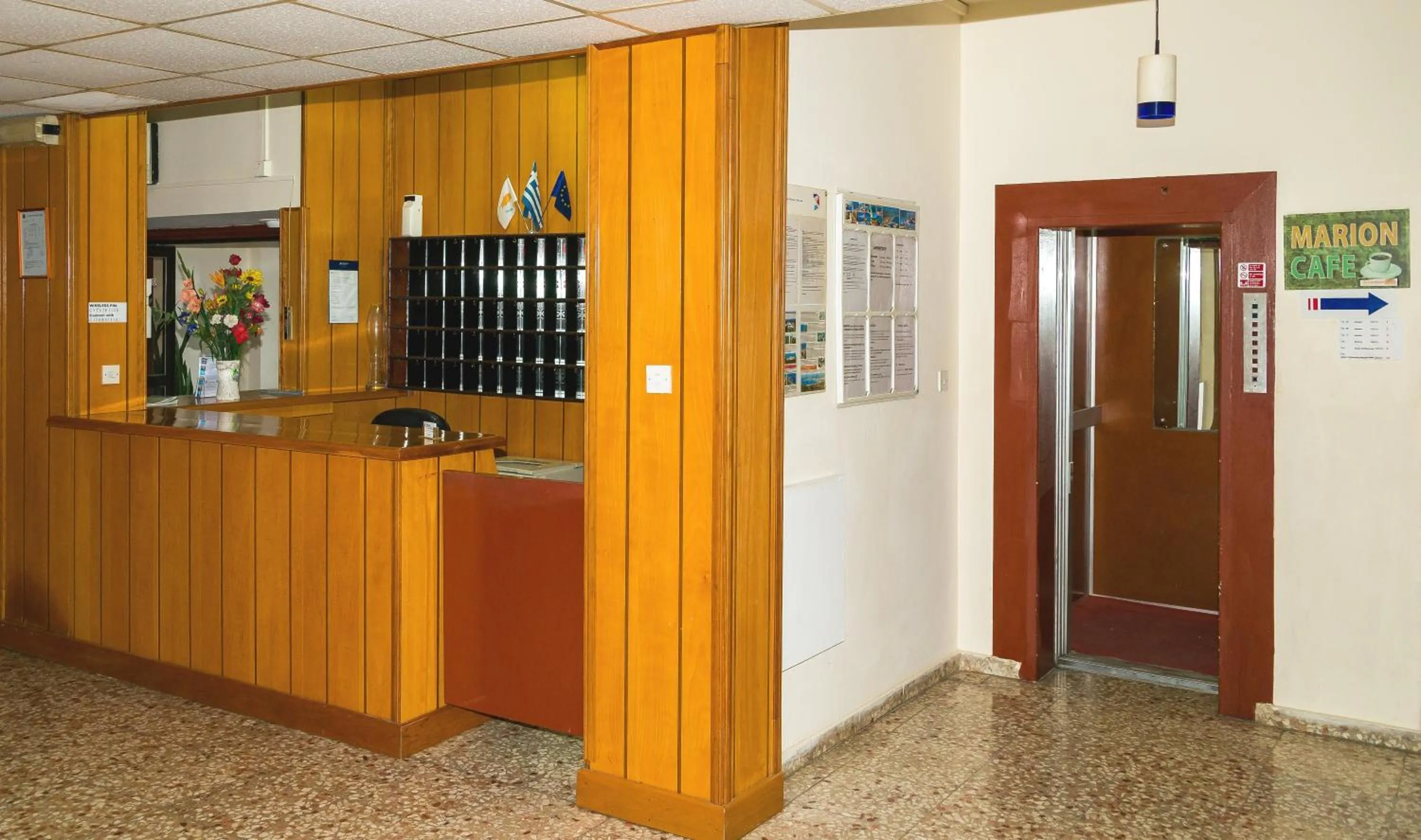 Lobby or reception in Marion Hotel