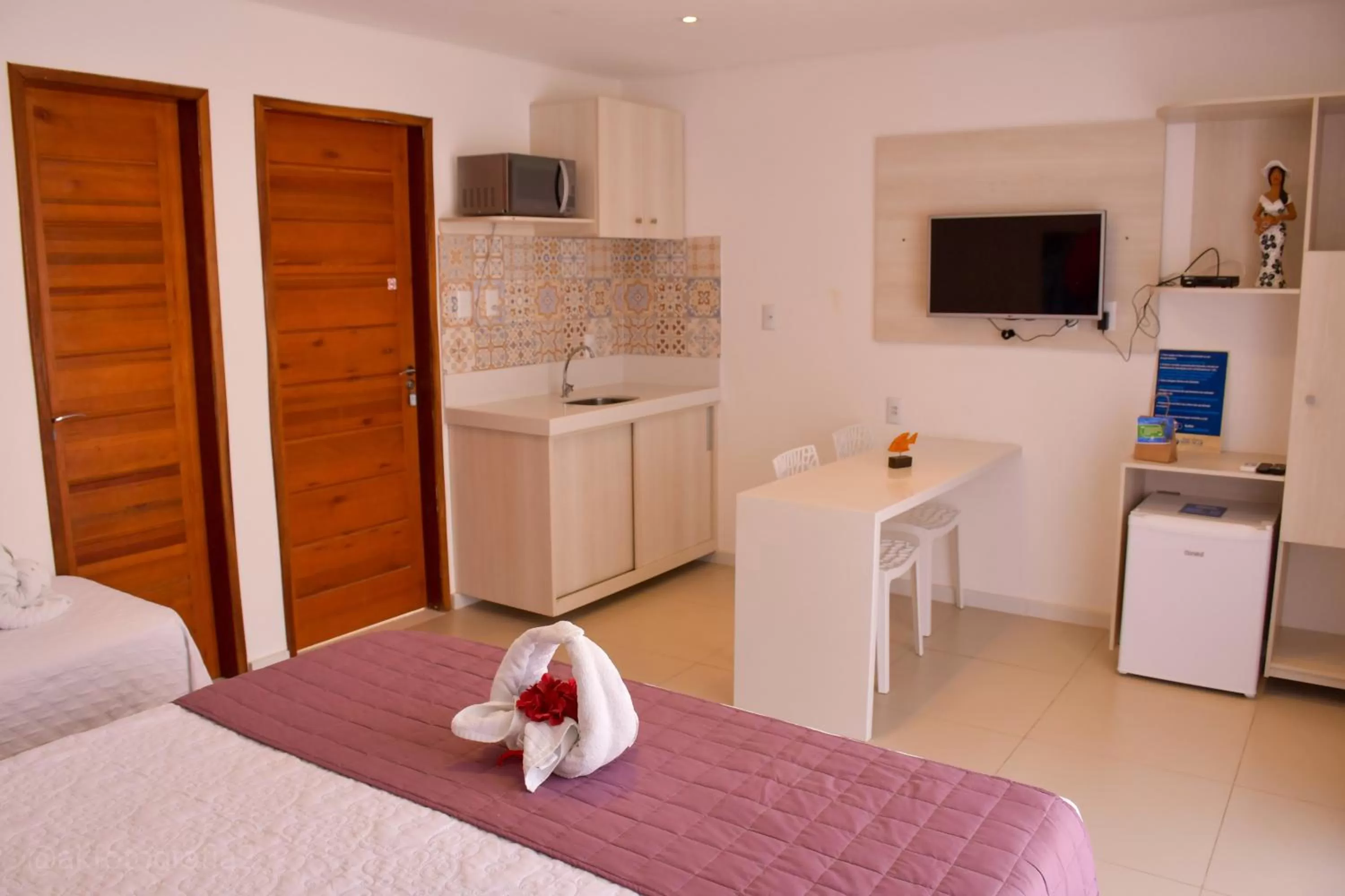 Kitchen/Kitchenette in Pousada Sol e Mar