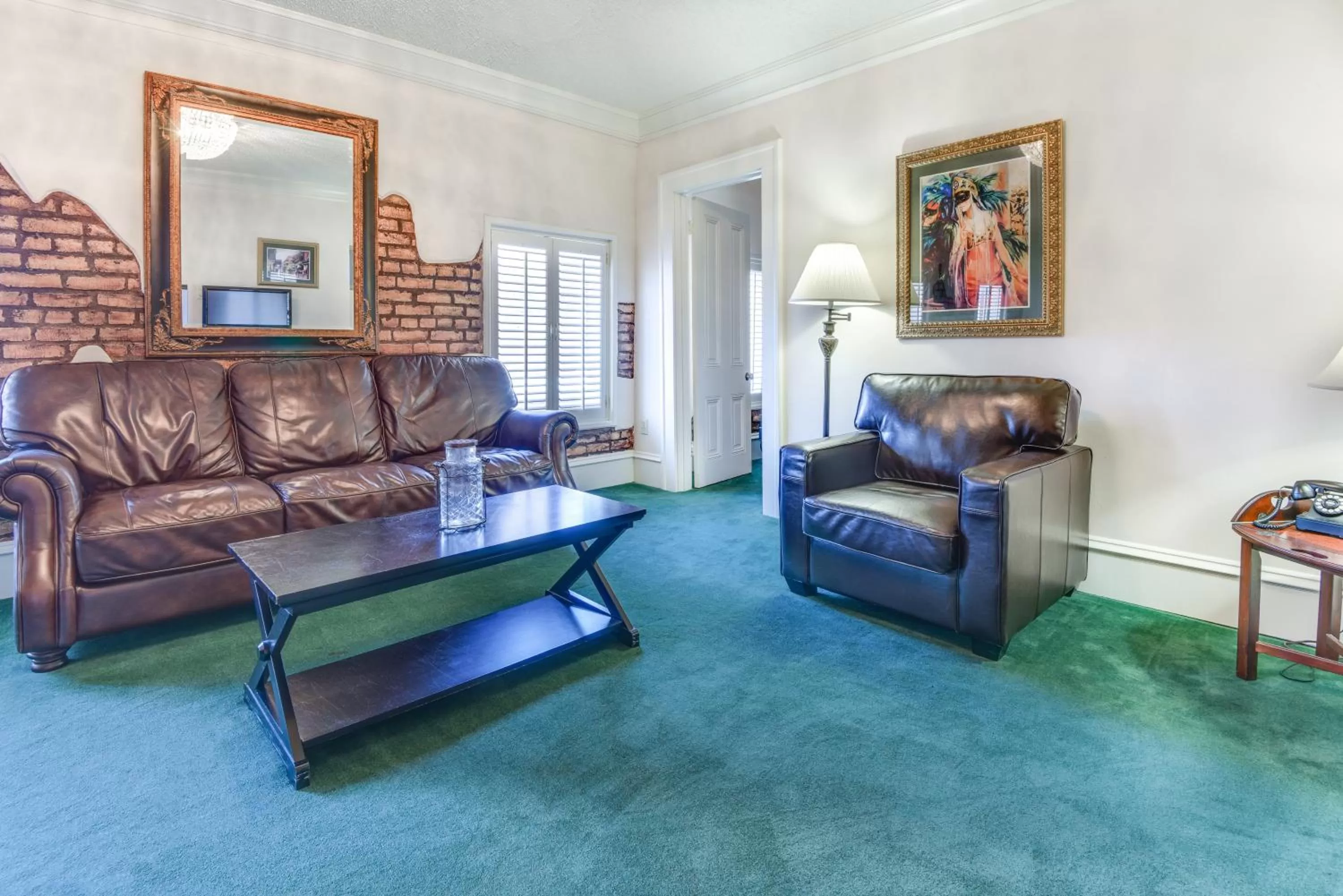Living room in Chateau Orleans