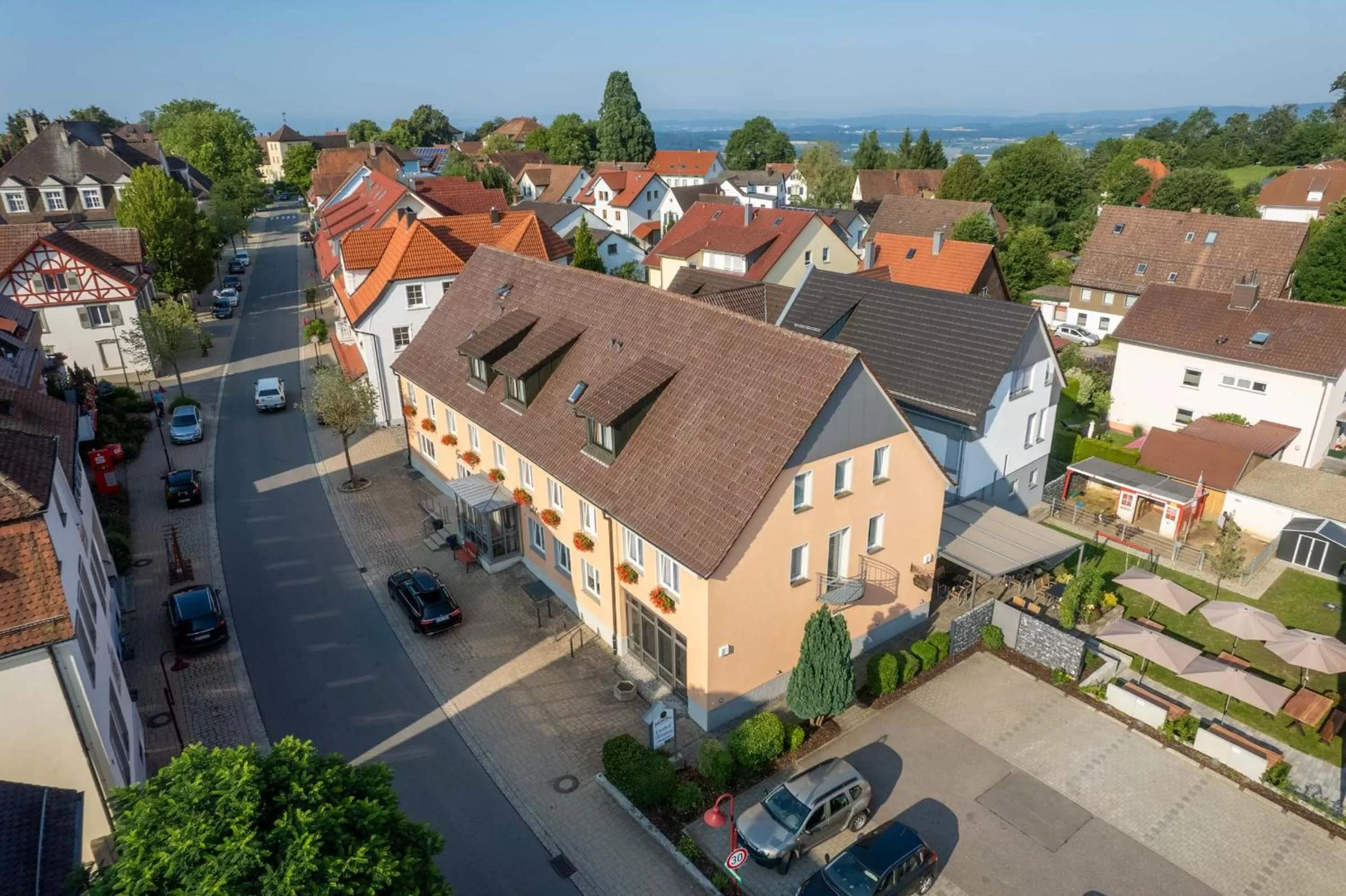 Property building, Bird's-eye View in Gasthof Hosbein