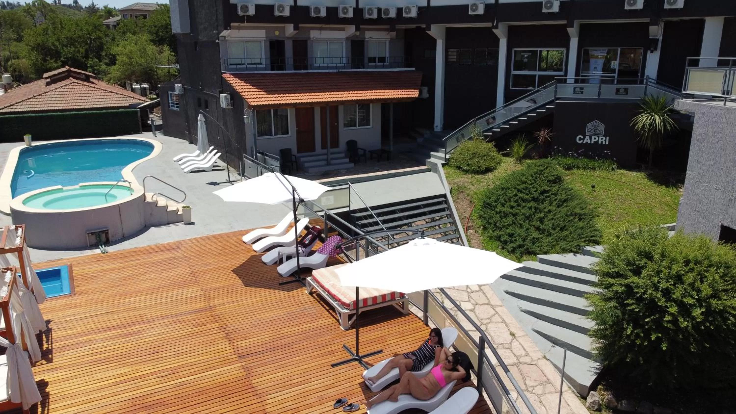 View (from property/room), Pool View in Capri Hotel y Cabañas by CPH