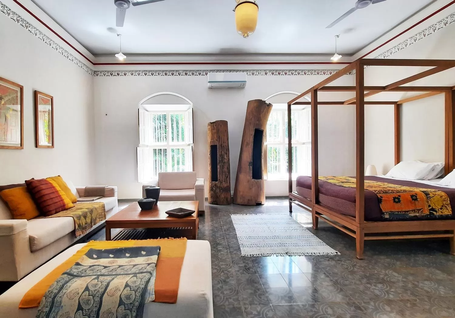 Photo of the whole room, Seating Area in Saratha Vilas Chettinad