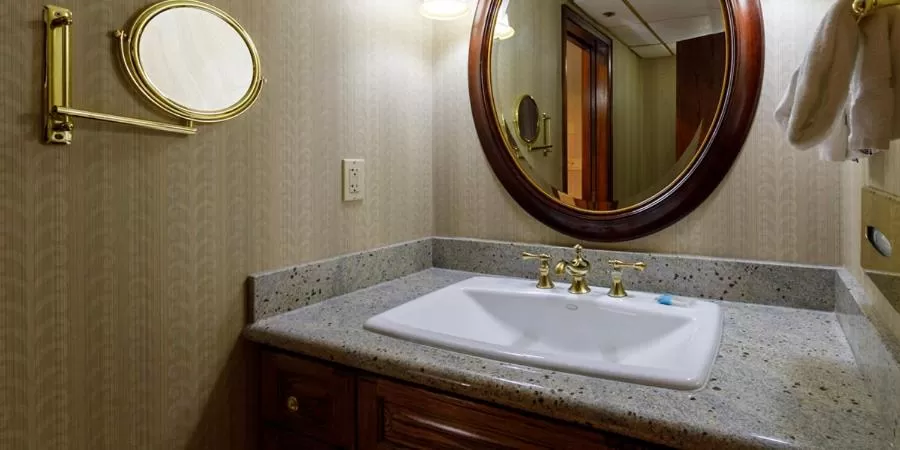 Bathroom in Maverick Hotel and Casino by Red Lion Hotels
