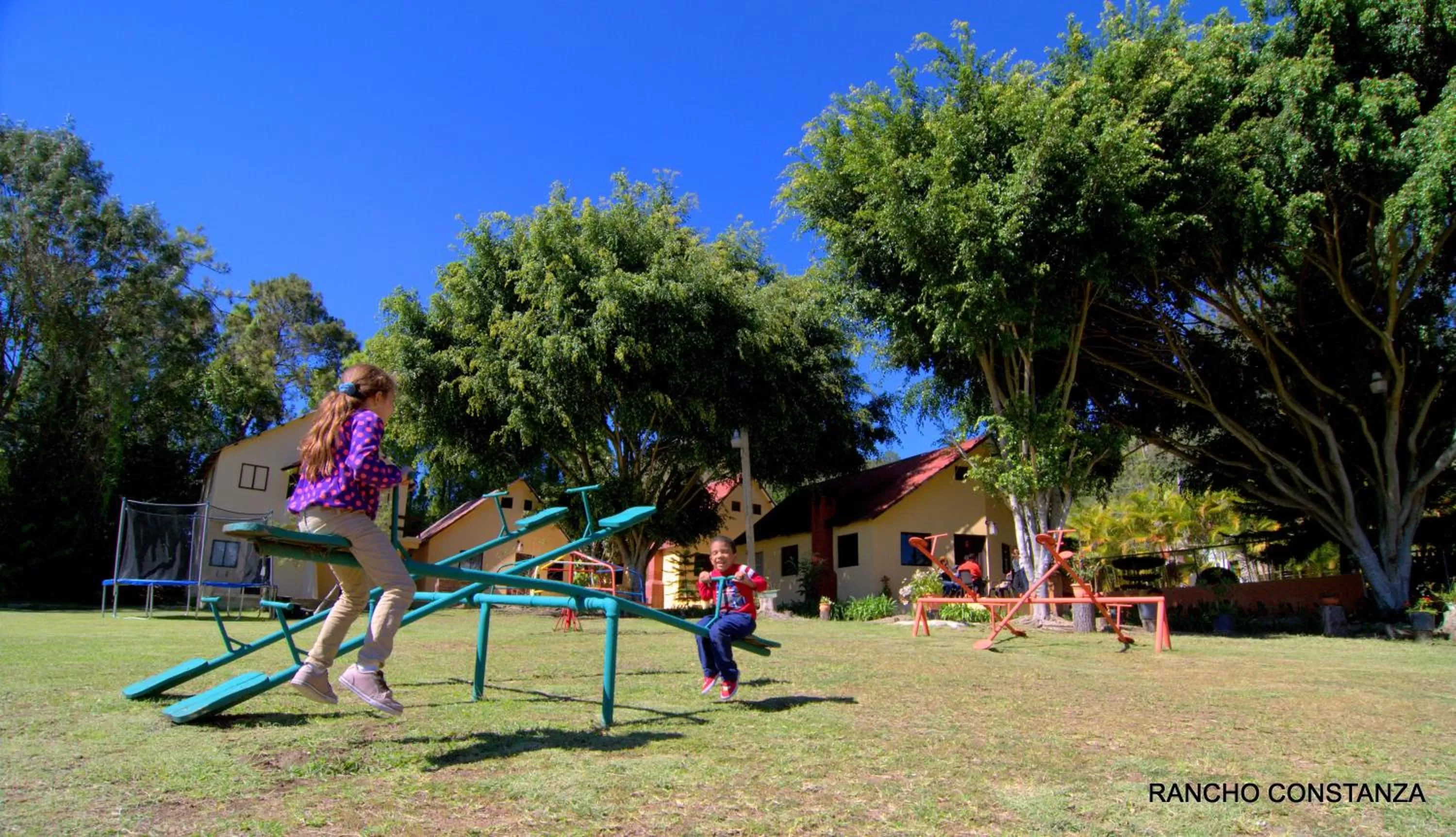 Children play ground in Hotel Rancho Constanza & Cabañas de la Montaña